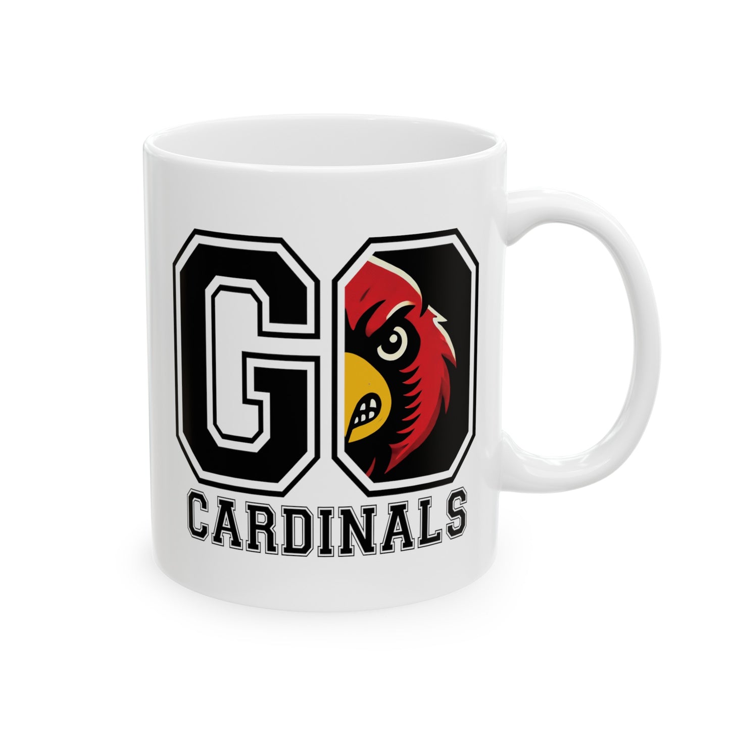 Go Cardinals - Ceramic Mug, (11oz, 15oz)