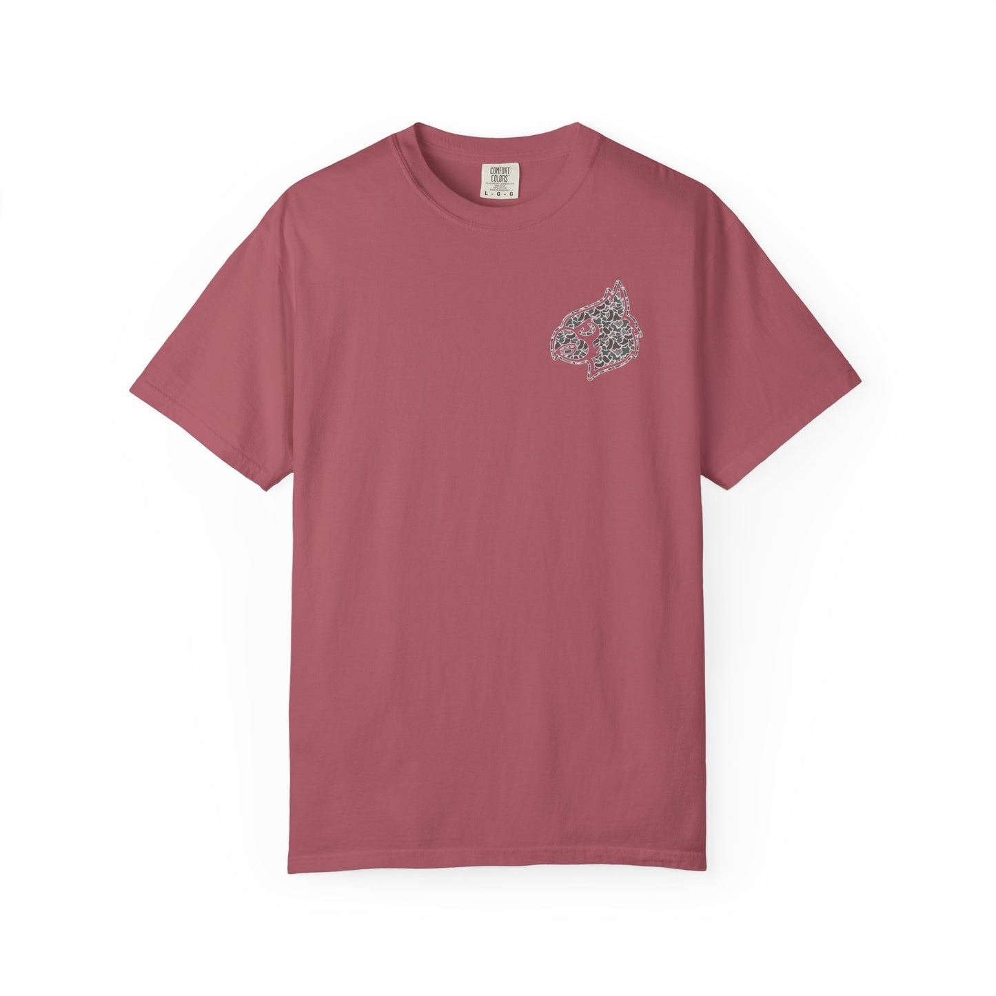 Old School Camo Cardinal Pocket + HG Cardinals - Comfort Colors T Shirt