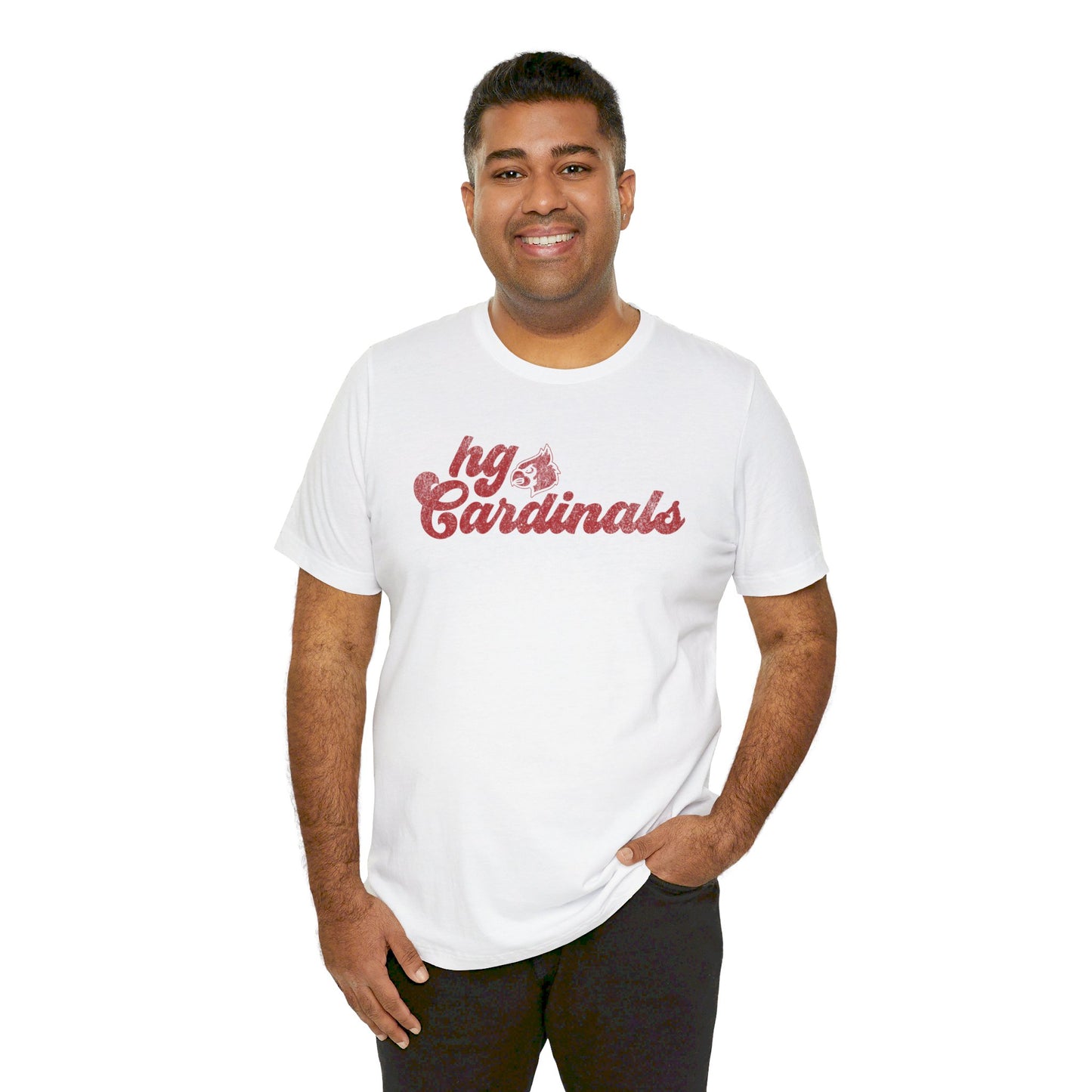 Vintage HG Cardinals - Bella + Canvas Short Sleeve Tee