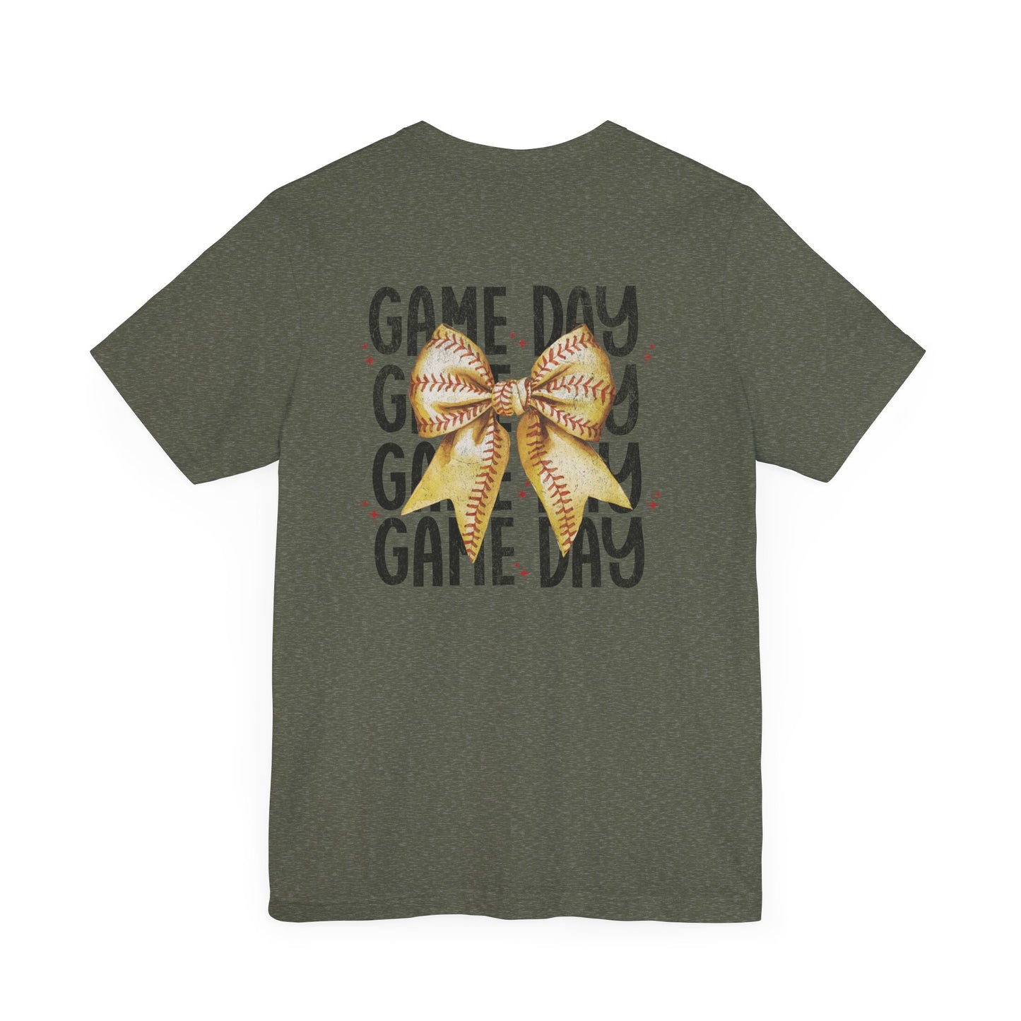 Game Day Softball Coquette - Bella + Canvas Short Sleeve Tee