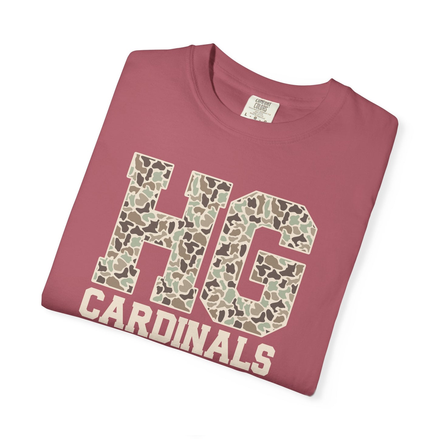 Old School Camo HG Cardinals - Comfort Colors T Shirt