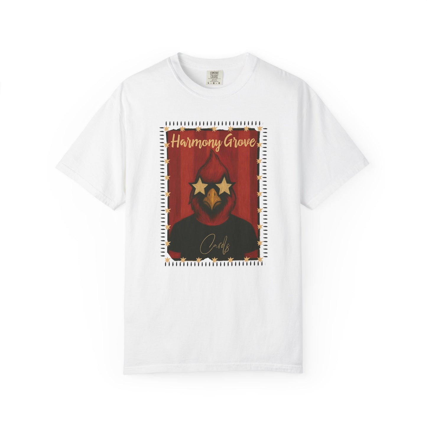 Harmony Grove Cards Painted Cardinal - Comfort Colors T Shirt