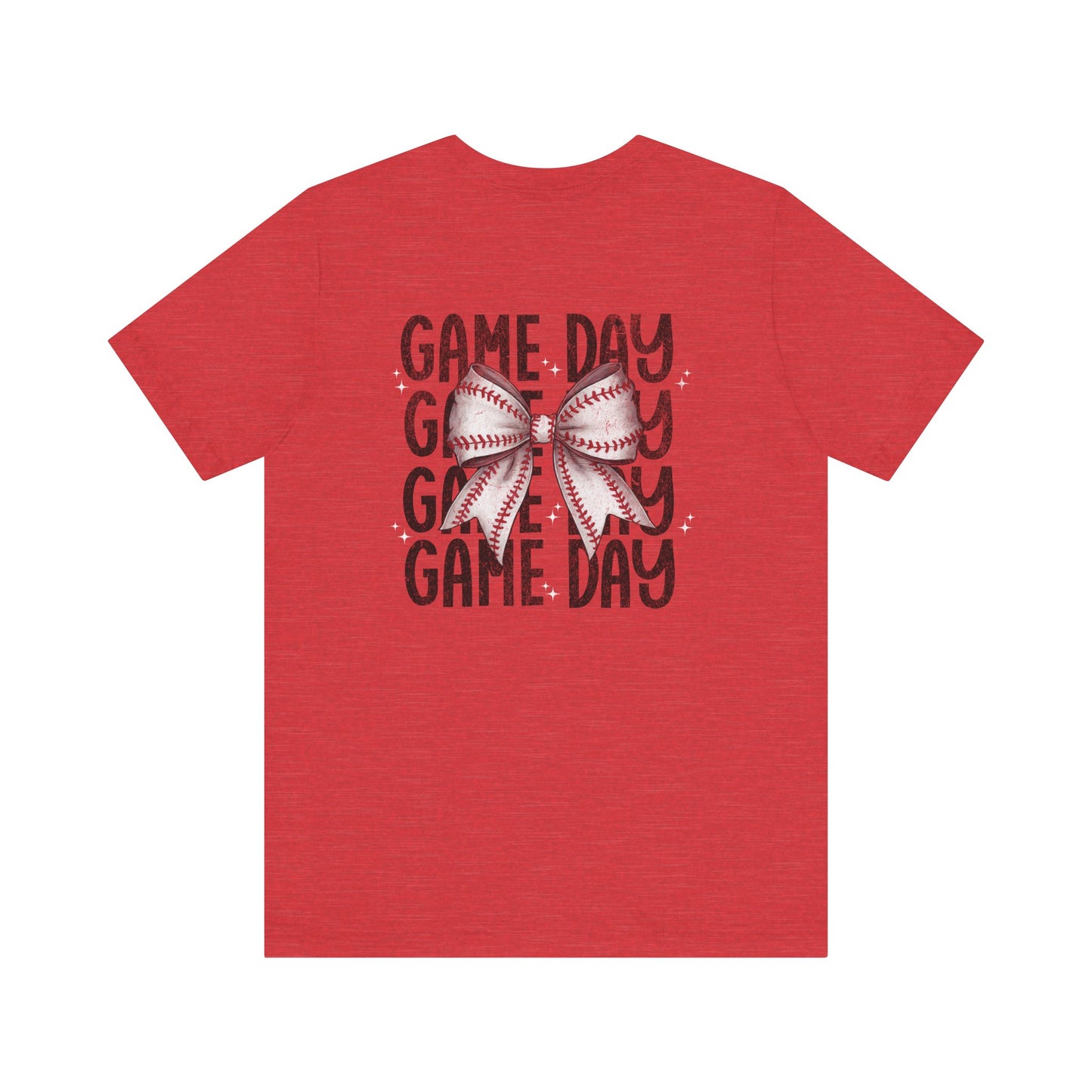 Game Day Baseball Coquette - Bella + Canvas Short Sleeve Tee