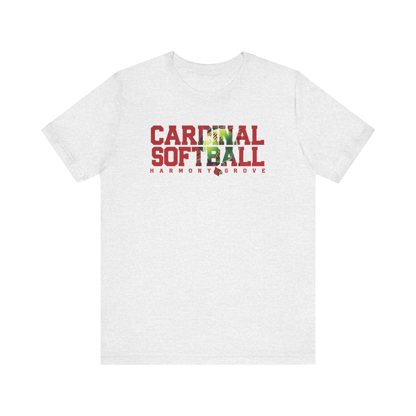Cardinal Softball Harmony Grove - Bella + Canvas Short Sleeve Tee