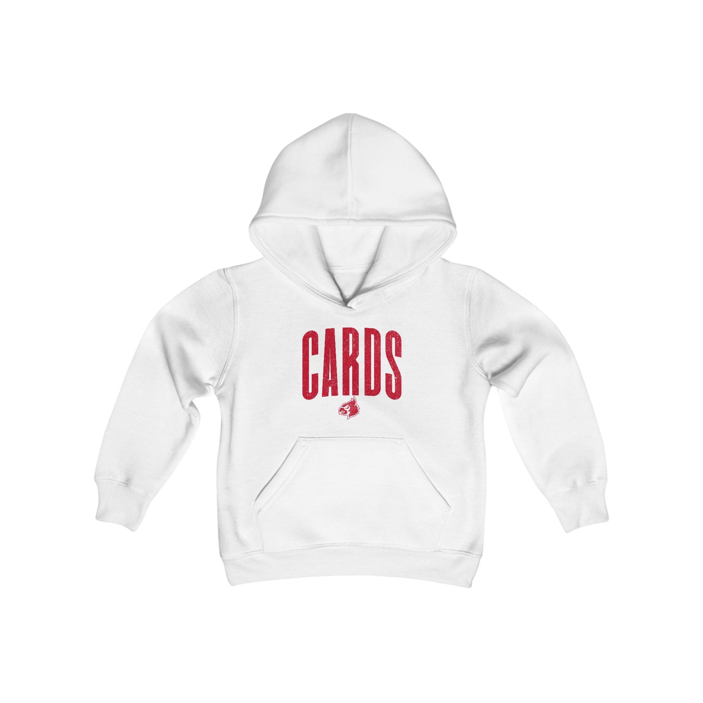 Vintage CARDS - Youth Heavy Blend Hooded Sweatshirt