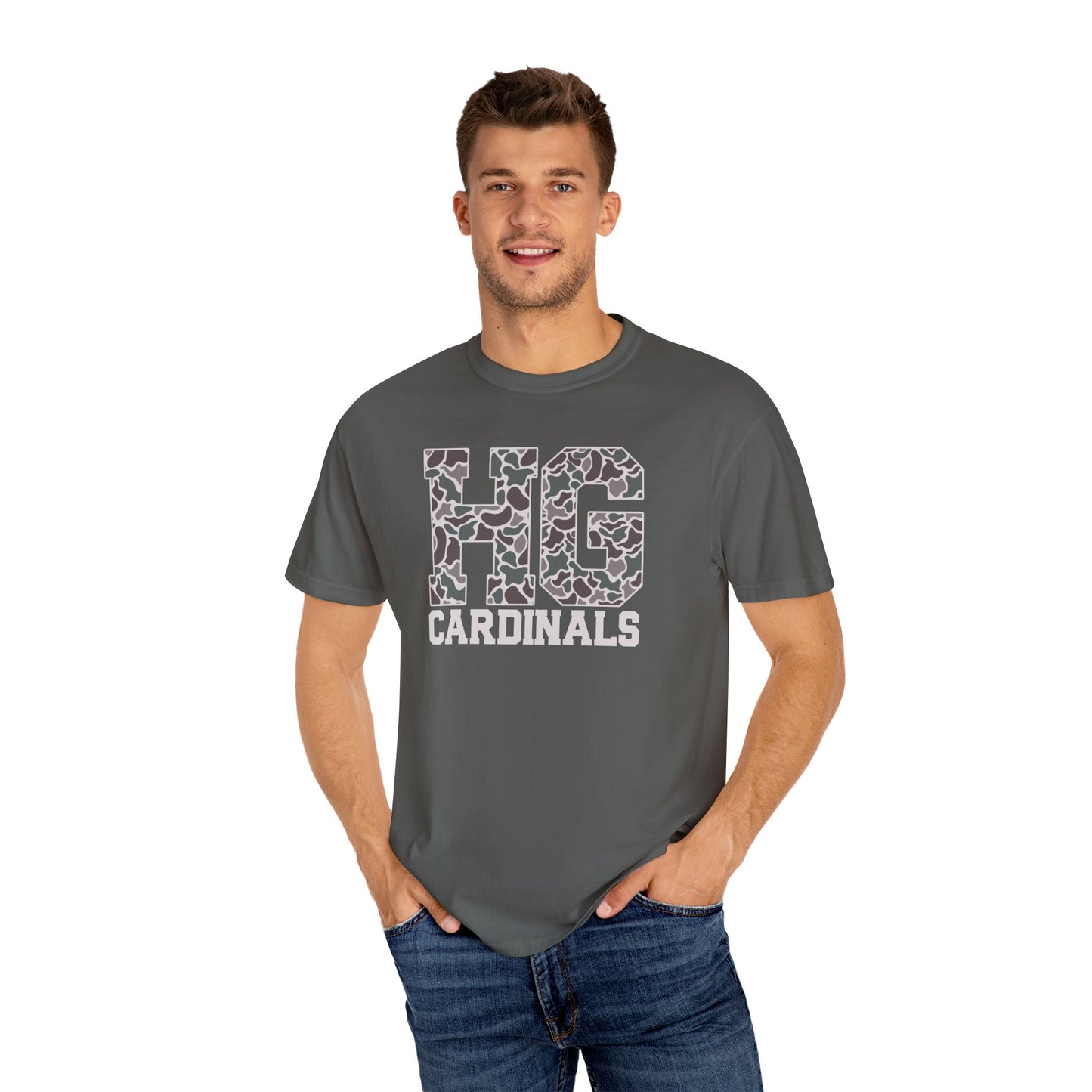 Old School Camo HG Cardinals - Comfort Colors T Shirt