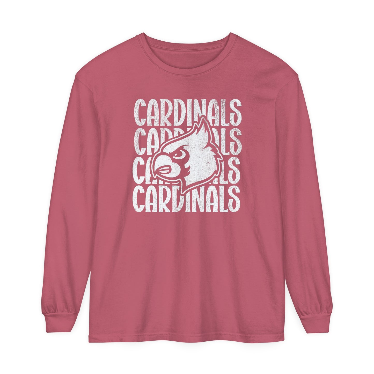 Cardinal 4 - Comfort Colors Long Sleeve T-Shirt