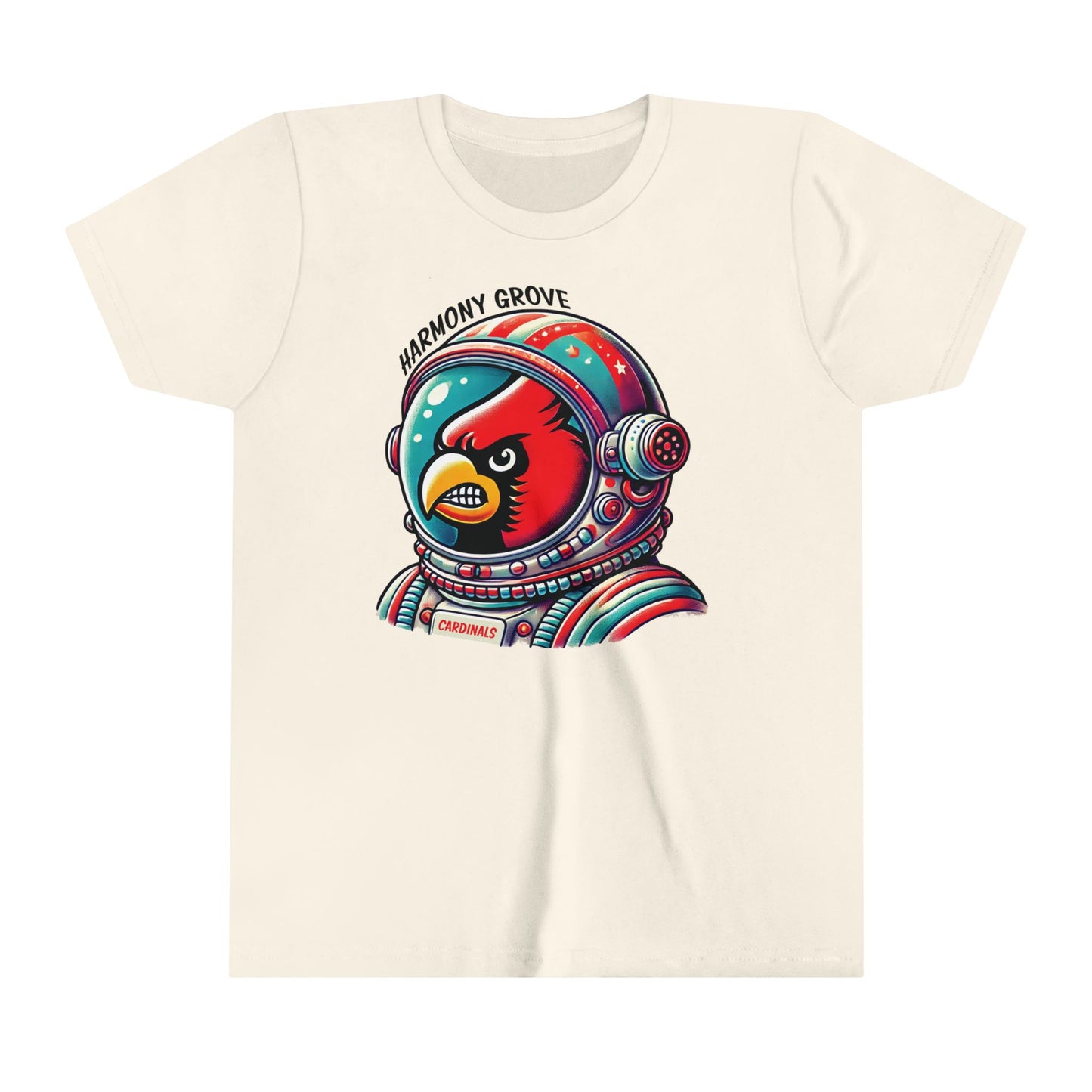 Astronaut Harmony Grove Cardinal - Bella + Canvas Youth Tee
