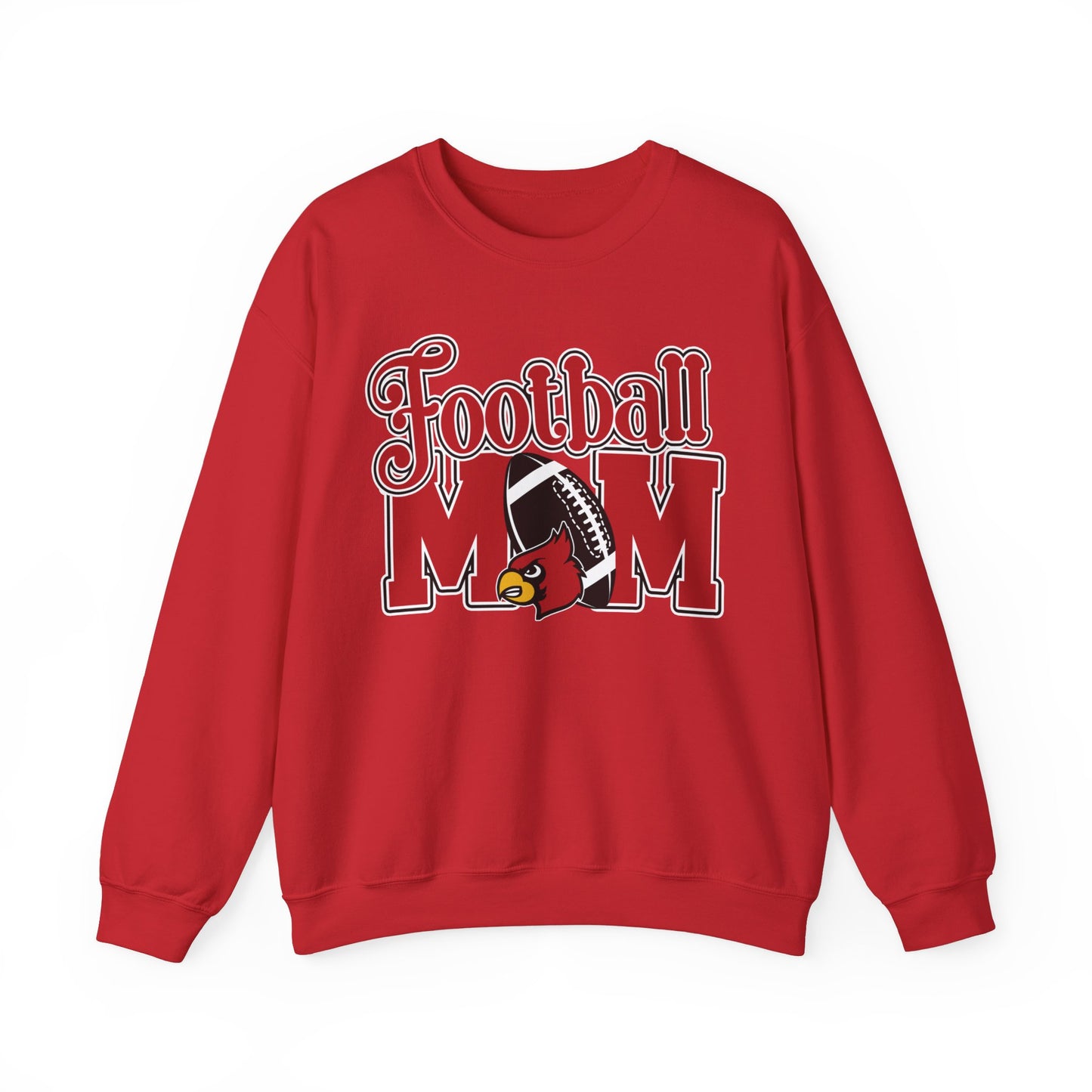 Football Mom Custom Player Name and Number - Unisex Heavy Blend™ Crewneck Sweatshirt