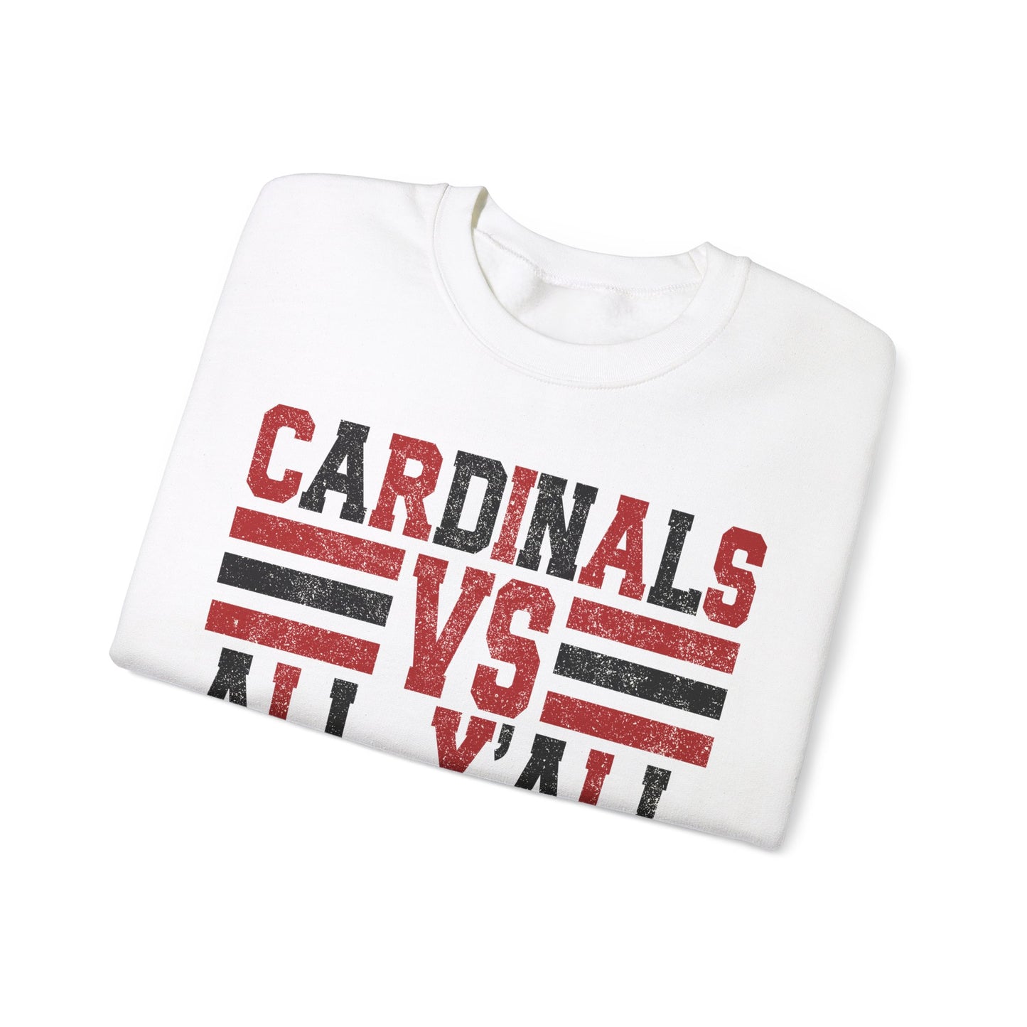 Cardinals VS All Y'all - Unisex Heavy Blend™ Crewneck Sweatshirt
