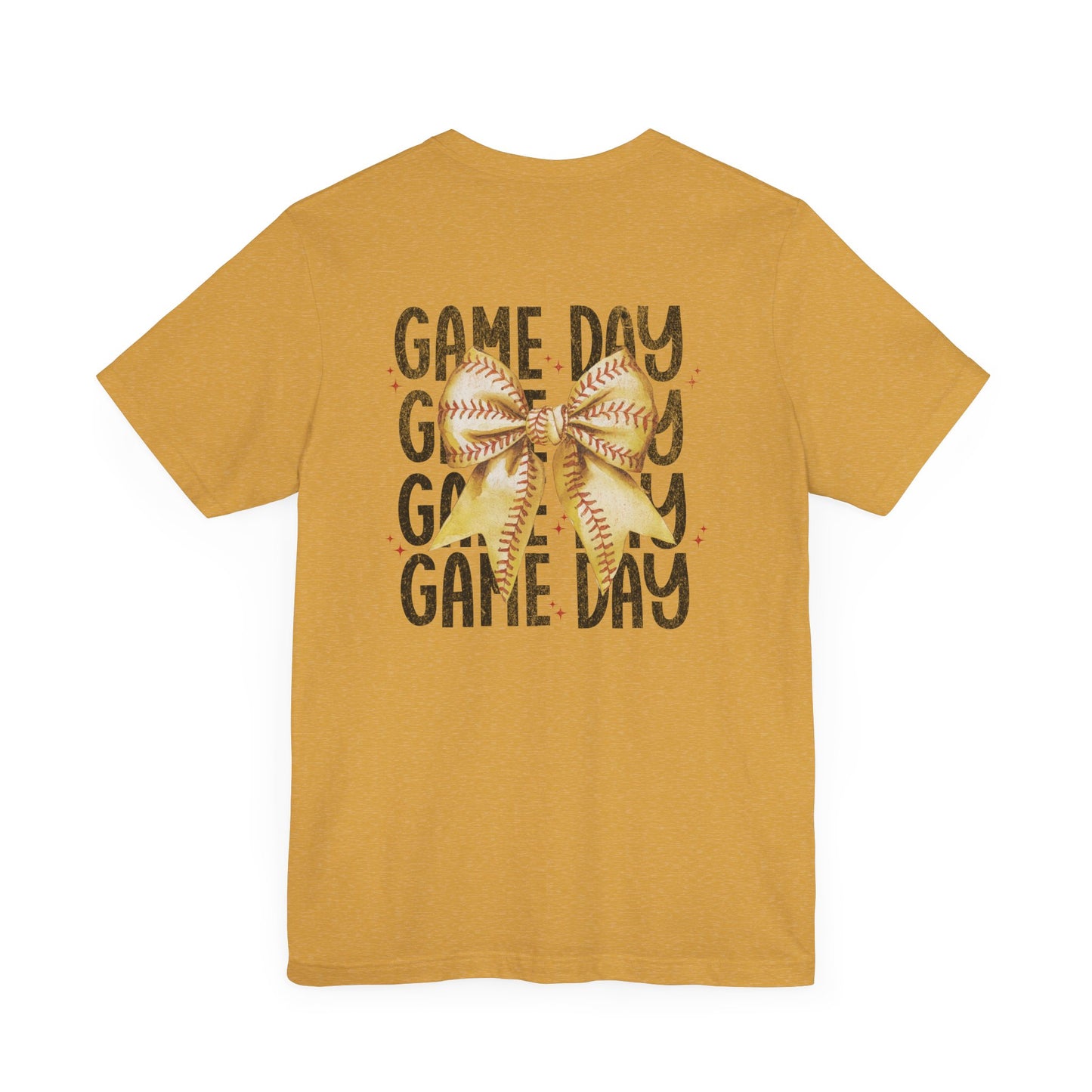 Game Day Softball Coquette - Bella + Canvas Short Sleeve Tee
