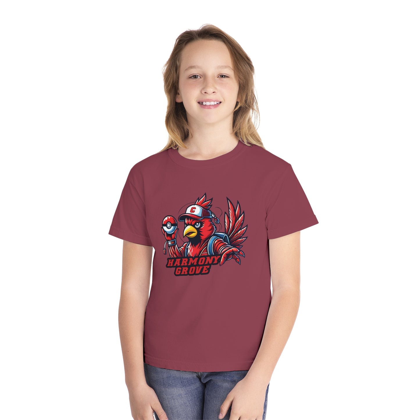Game Card Style Harmony Grove - Comfort Colors Youth Tee
