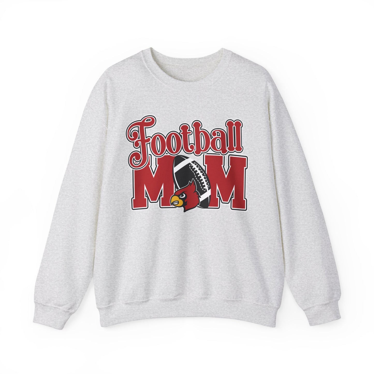 Football Mom Custom Player Name and Number - Unisex Heavy Blend™ Crewneck Sweatshirt