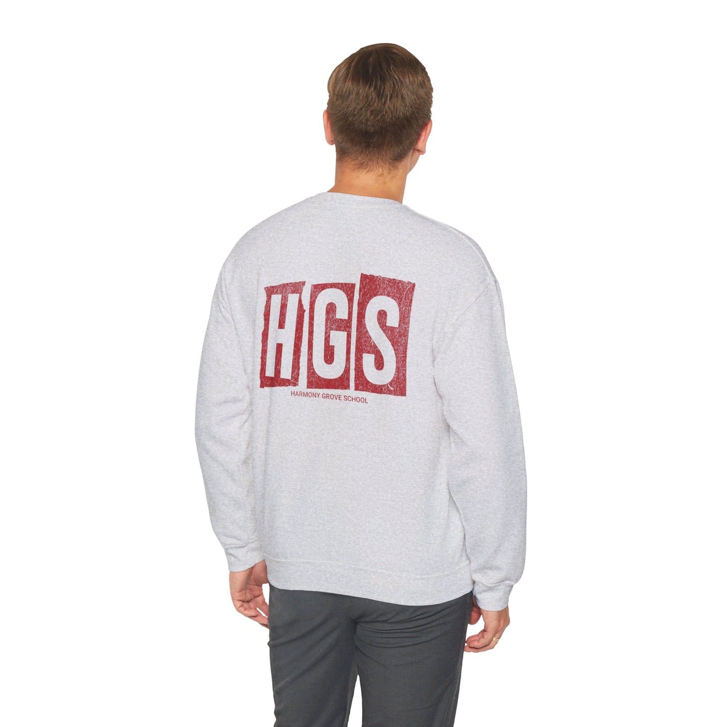 Vintage Cardinals + HGS - Unisex Heavy Blend™ Crewneck Sweatshirt