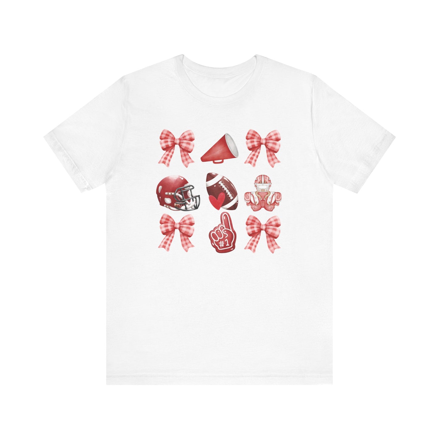 Football Coquette - Bella + Canvas Short Sleeve Tee