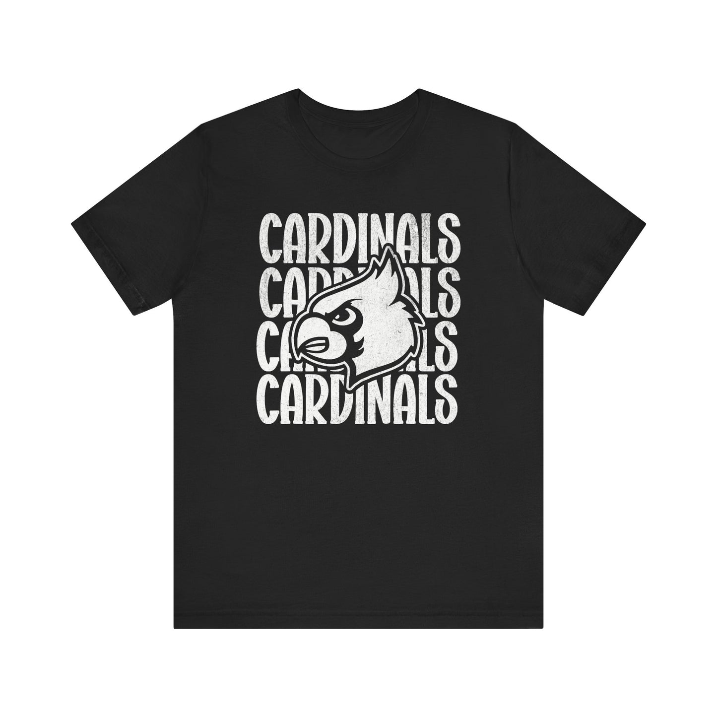 Vintage Cardinal 4 - Bella + Canvas Short Sleeve Tee