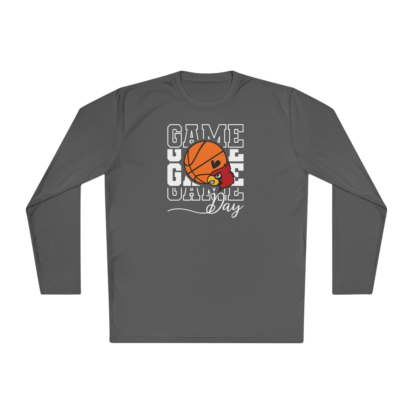 Cardinal Basketball Game Day - Dryfit Long Sleeve Tee