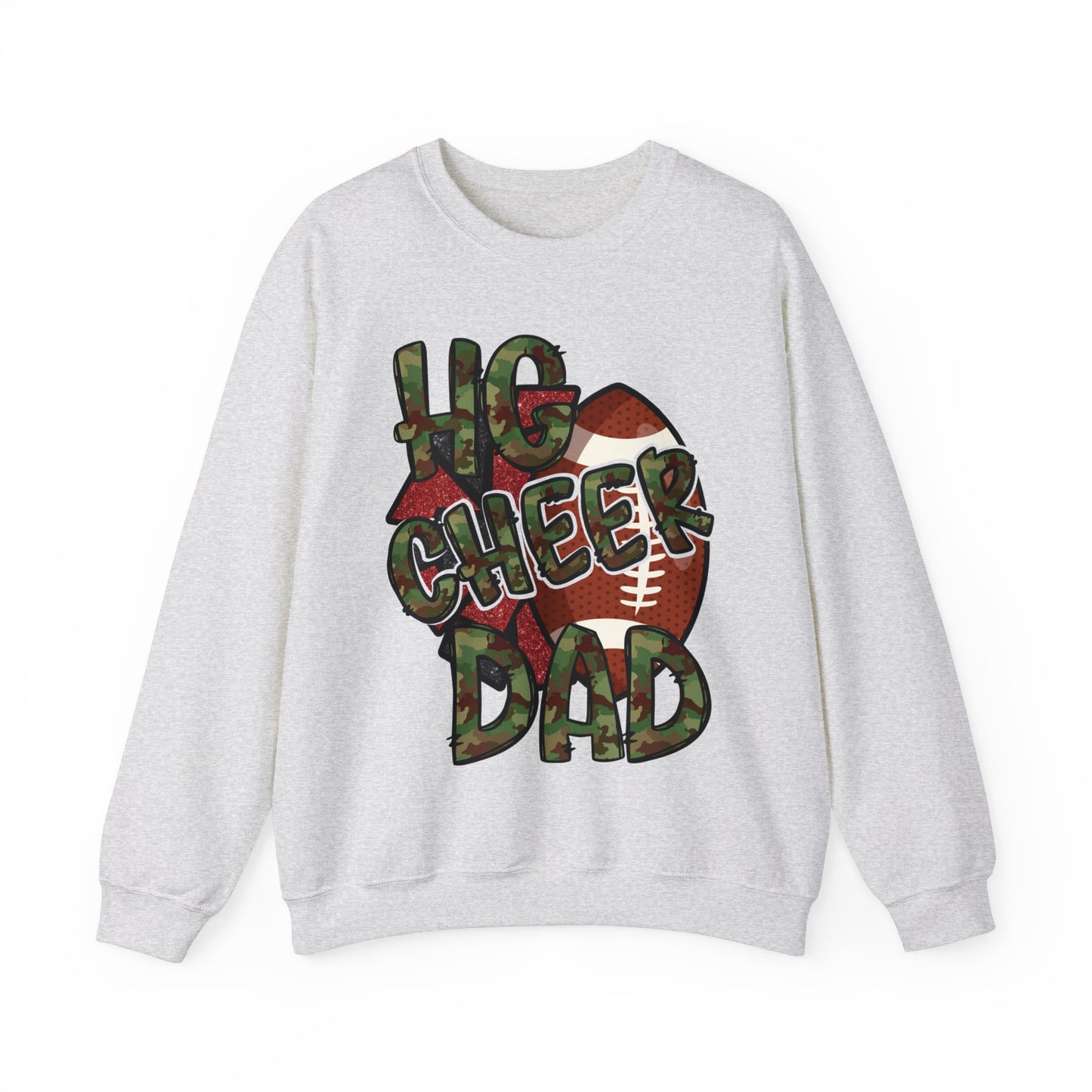 HG Cheer Dad - Unisex Heavy Blend™ Crewneck Sweatshirt