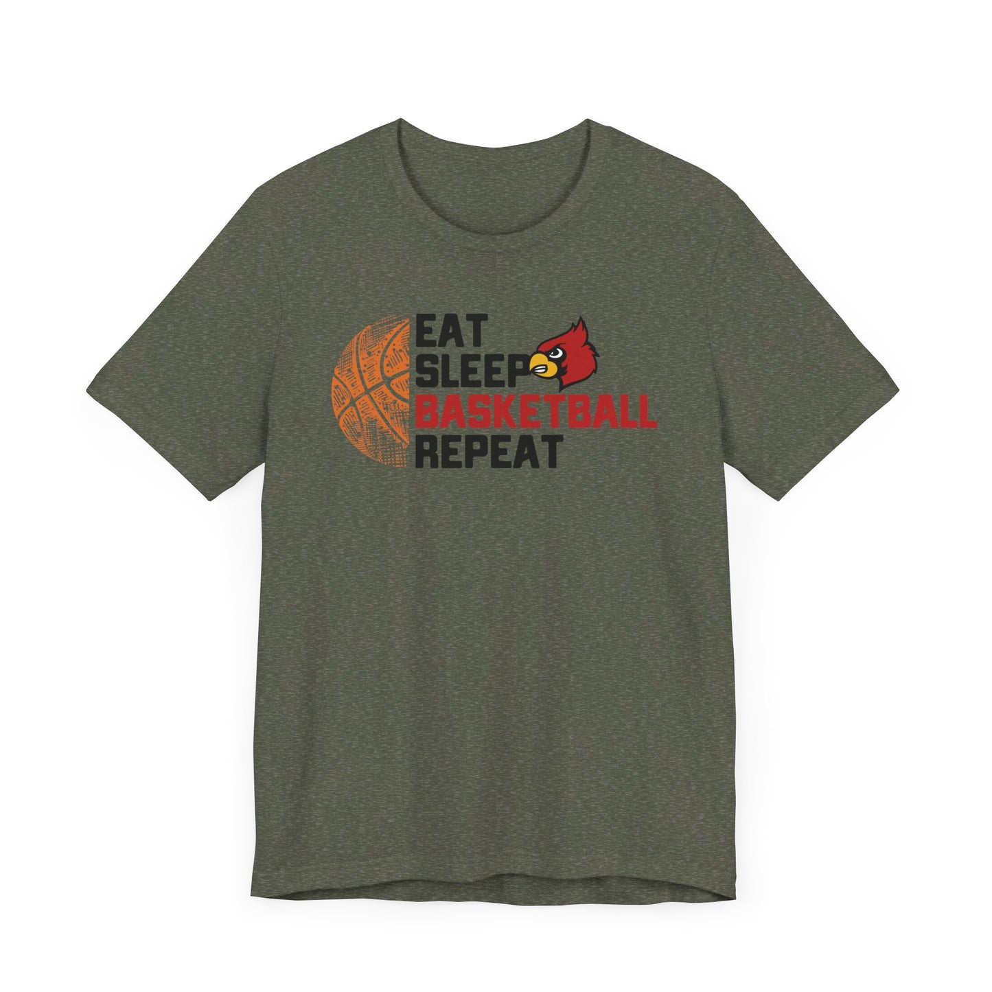 Eat Sleep Basketball Repeat - Bella + Canvas Short Sleeve Tee