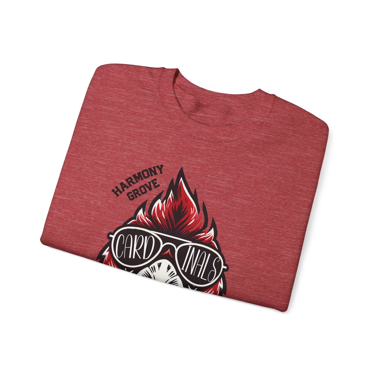 HG Cardinal with Sunglasses - Unisex Heavy Blend™ Crewneck Sweatshirt