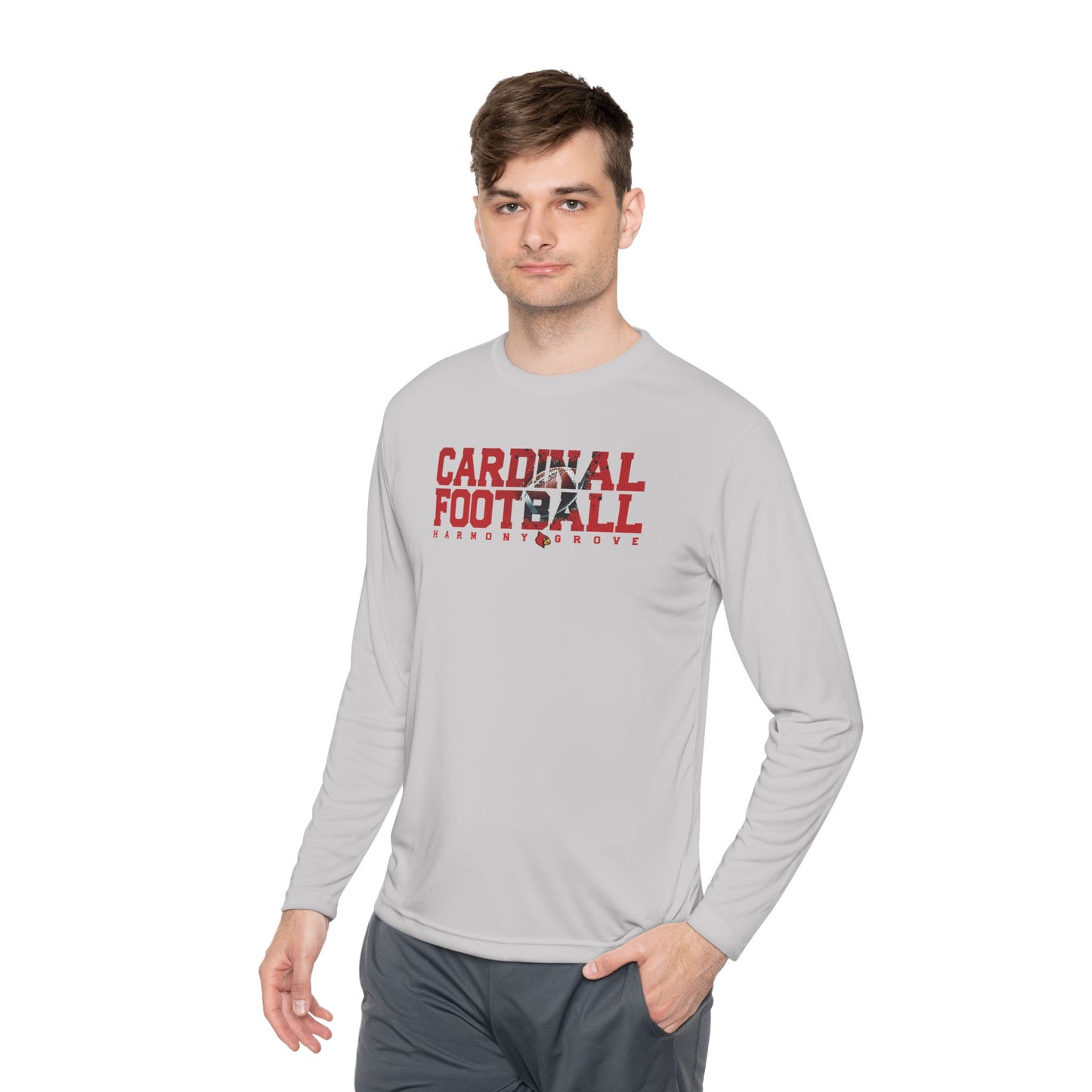 Cardinal Football HG - Dryfit Long Sleeve Tee