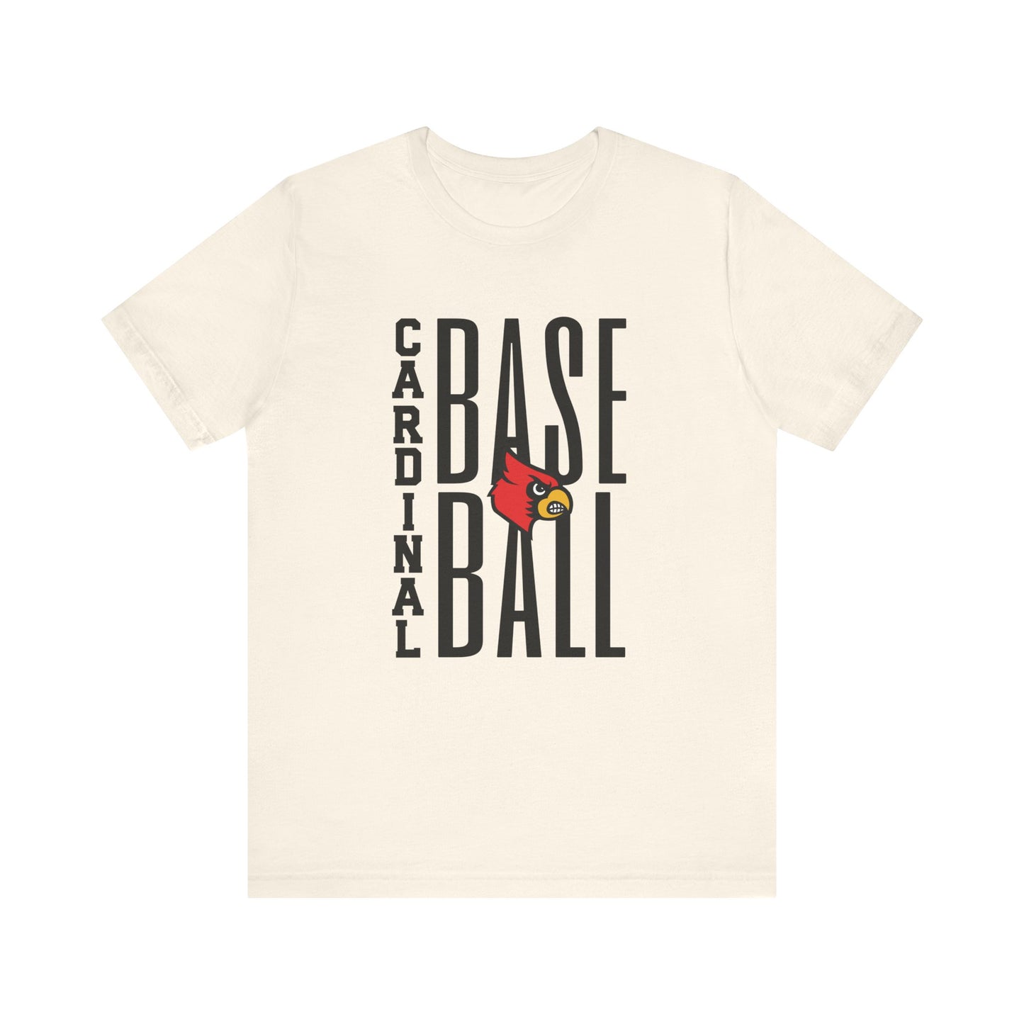 Cardinal Baseball - Bella + Canvas Short Sleeve Tee