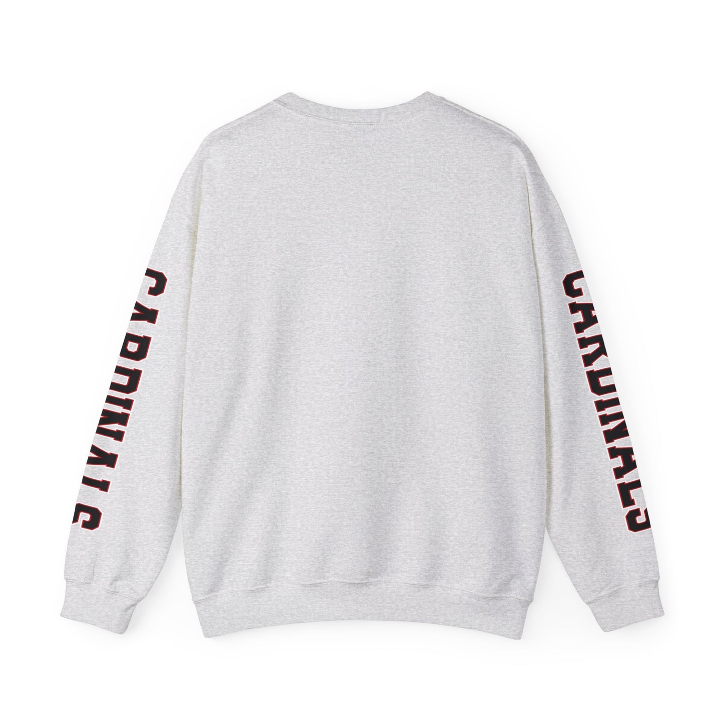 This is Our House Cardinals Sleeves - Unisex Heavy Blend™ Crewneck Sweatshirt