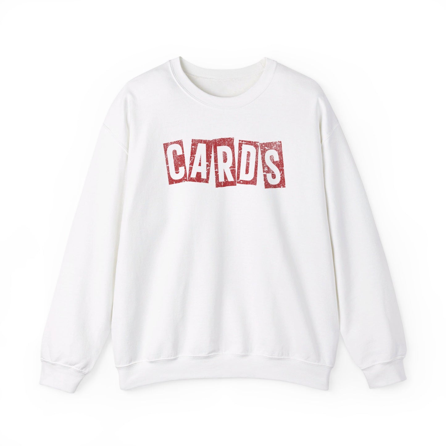 Vintage CARDS Block - Unisex Heavy Blend™ Crewneck Sweatshirt