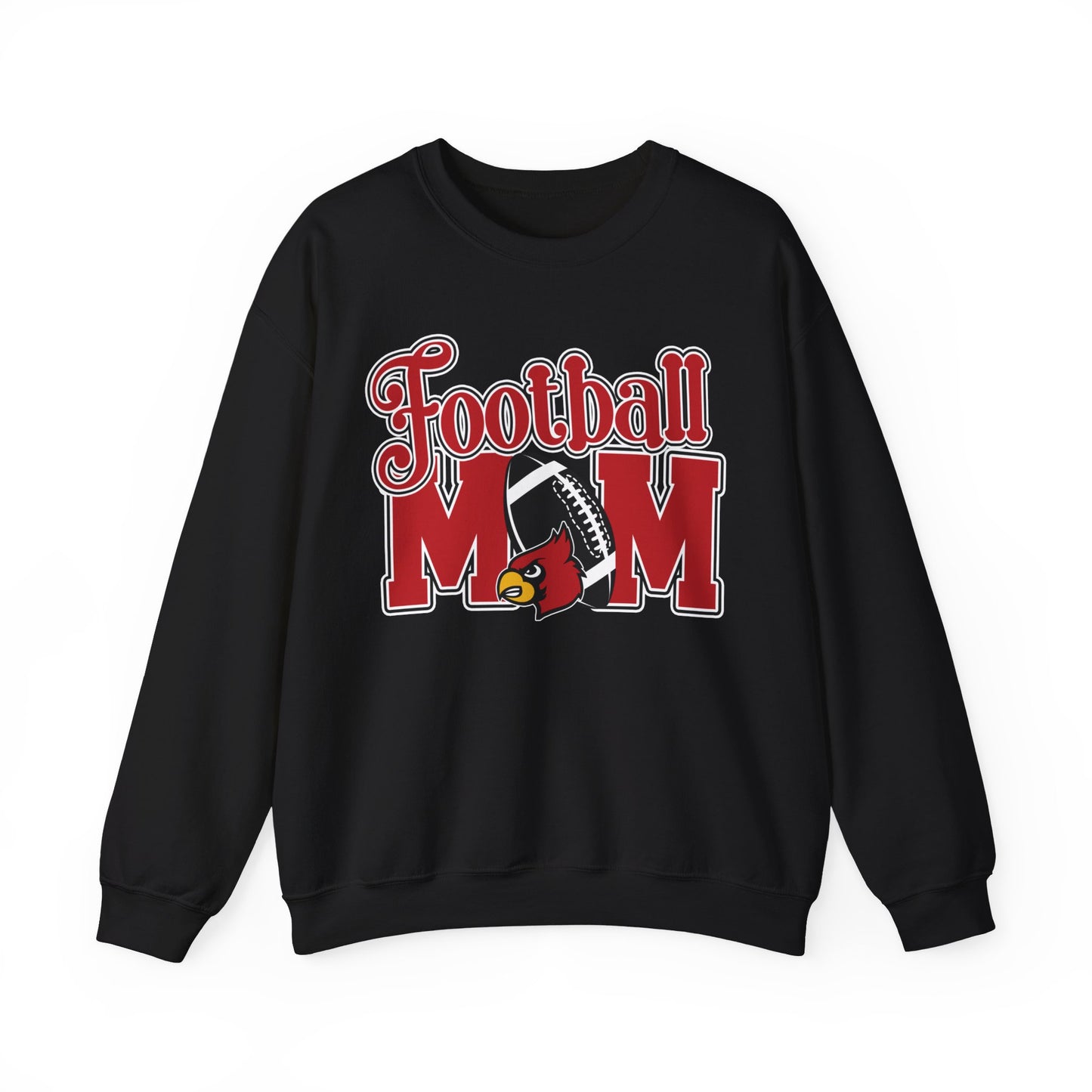 Football Mom Custom Player Name and Number - Unisex Heavy Blend™ Crewneck Sweatshirt