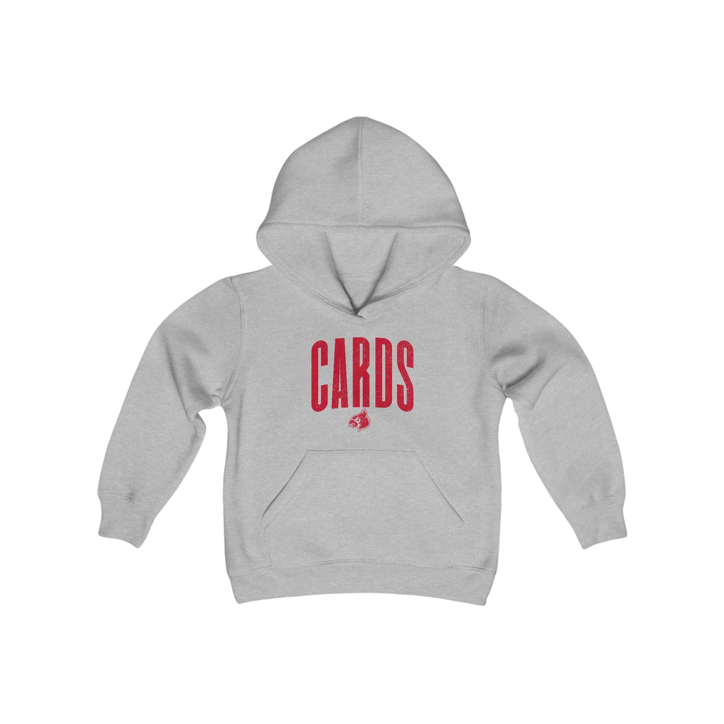 Vintage CARDS - Youth Heavy Blend Hooded Sweatshirt