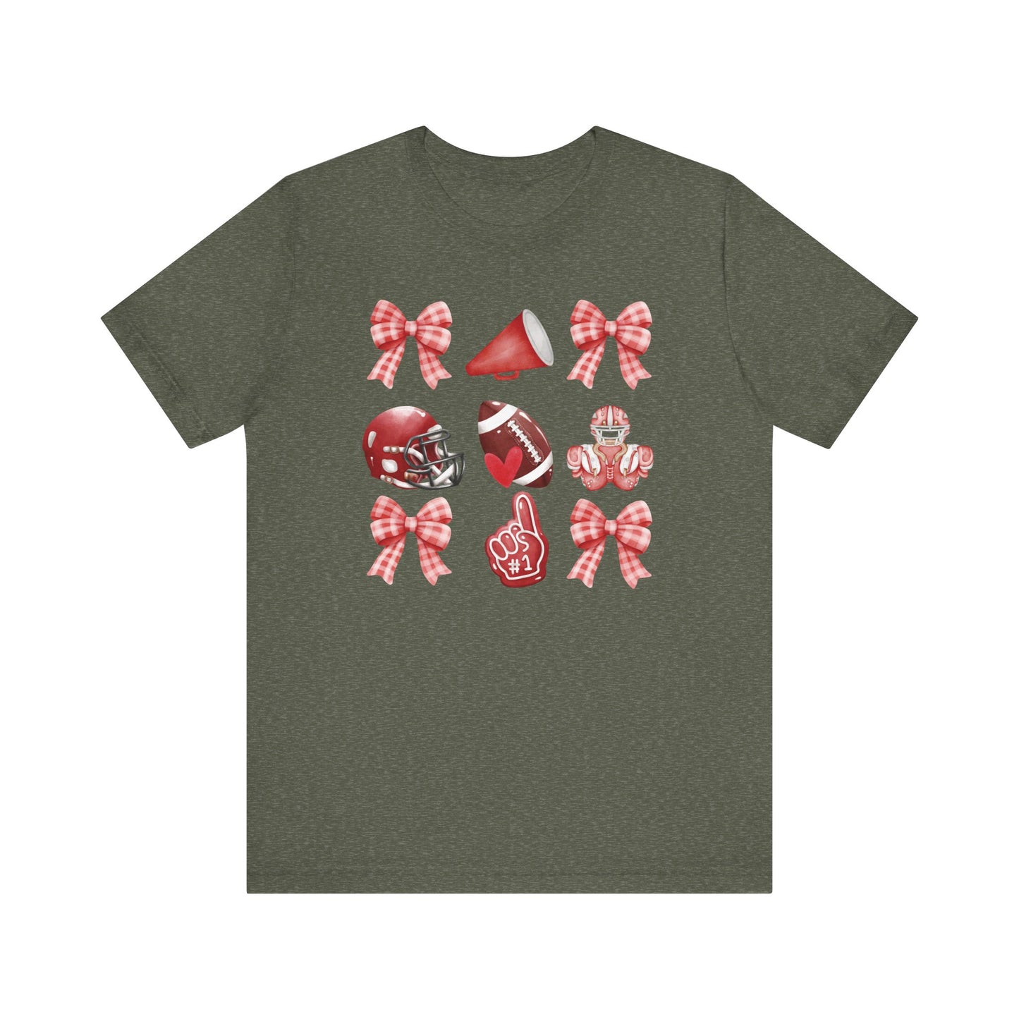 Football Coquette - Bella + Canvas Short Sleeve Tee