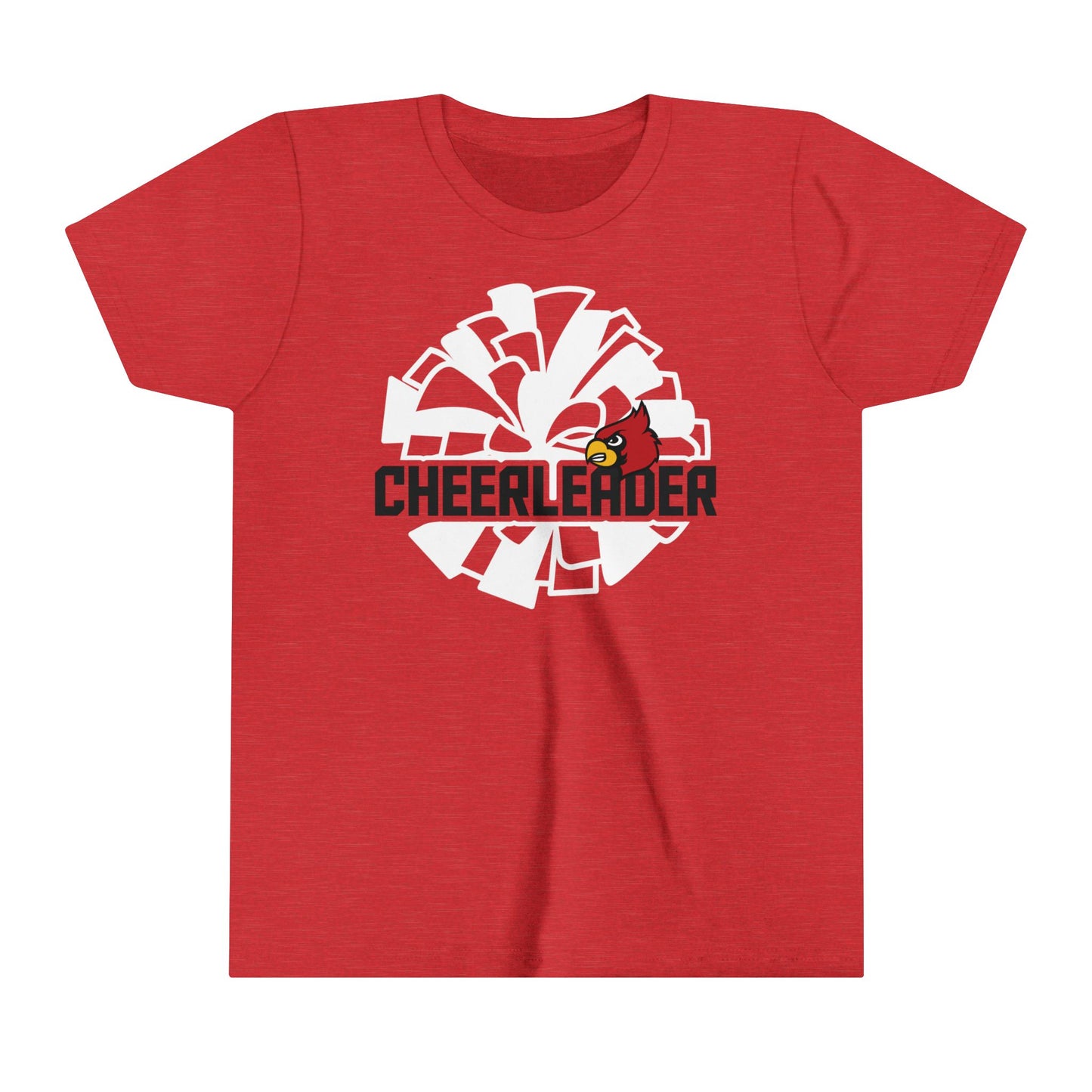 HG Cheer Leader Pom Pom - Bella + Canvas Youth Tee