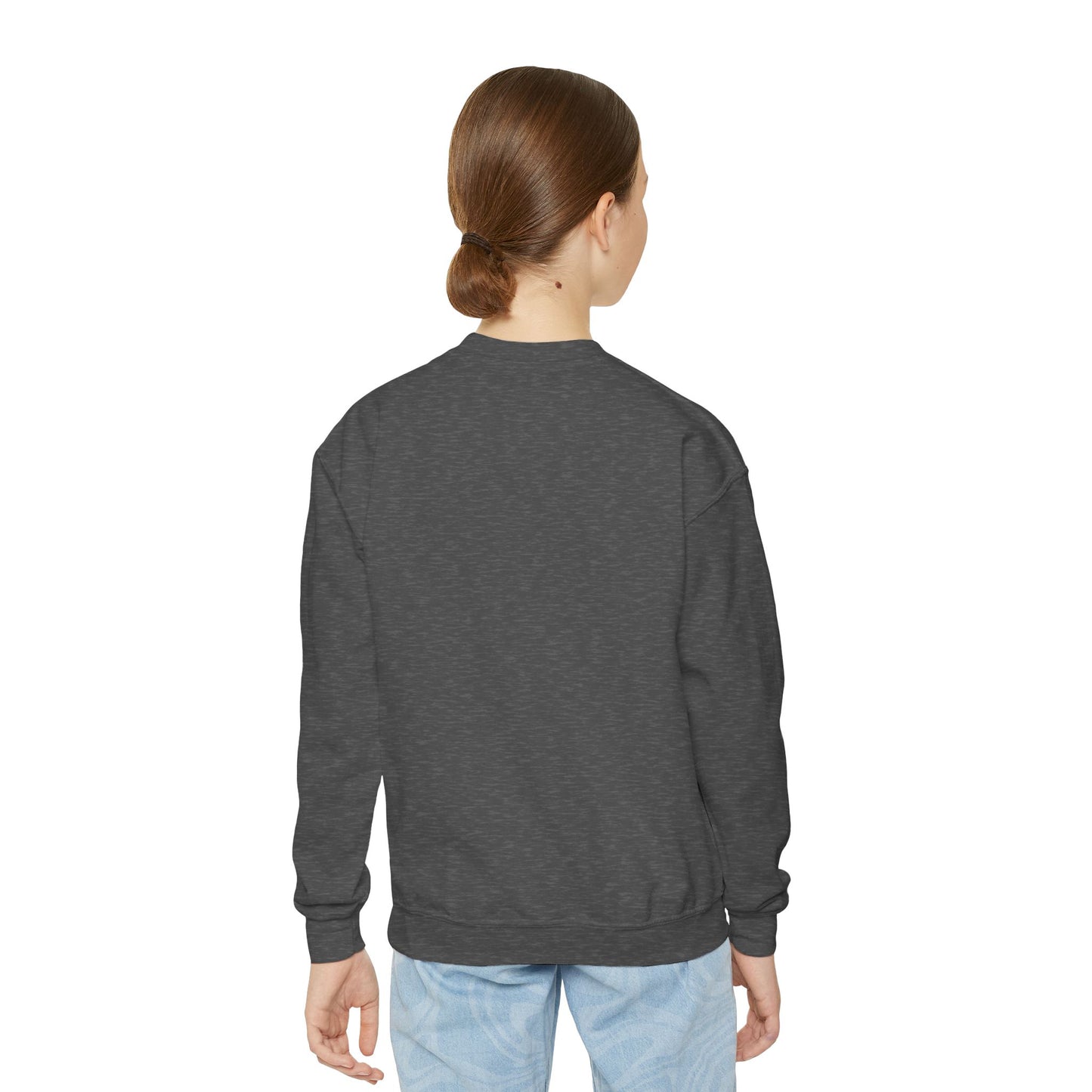 Cheerleader Heart - Youth Crew Sweatshirt