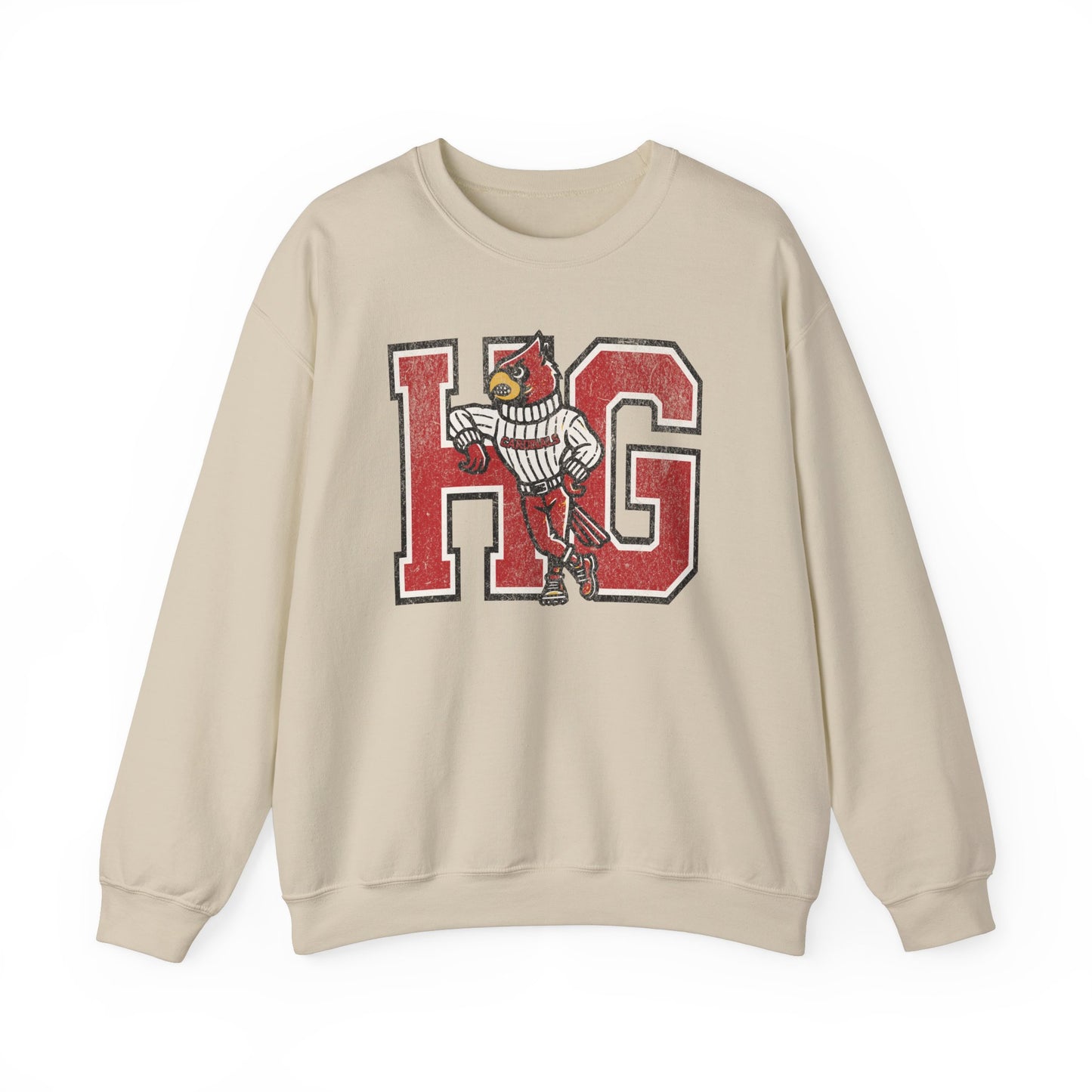 Vintage Cardinal HG - Unisex Heavy Blend™ Crewneck Sweatshirt