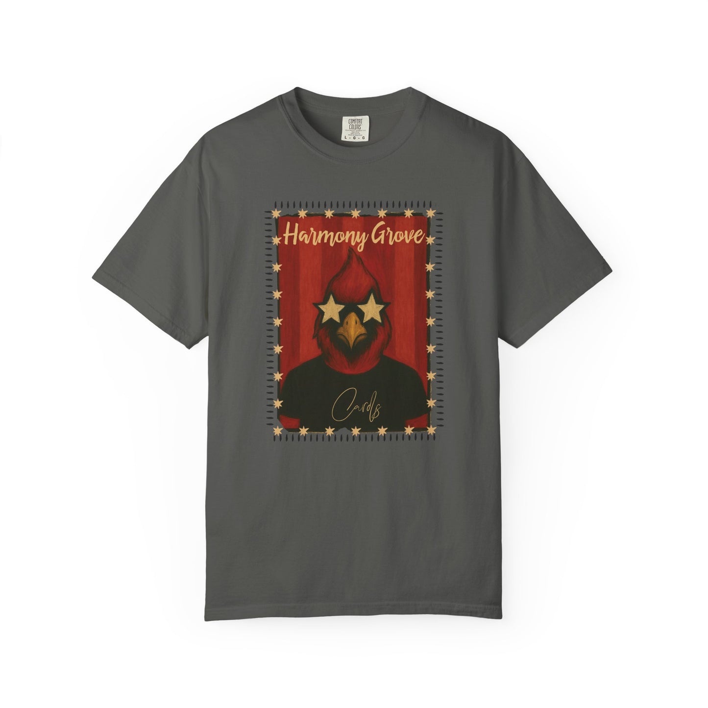 Harmony Grove Cards Painted Cardinal - Comfort Colors T Shirt