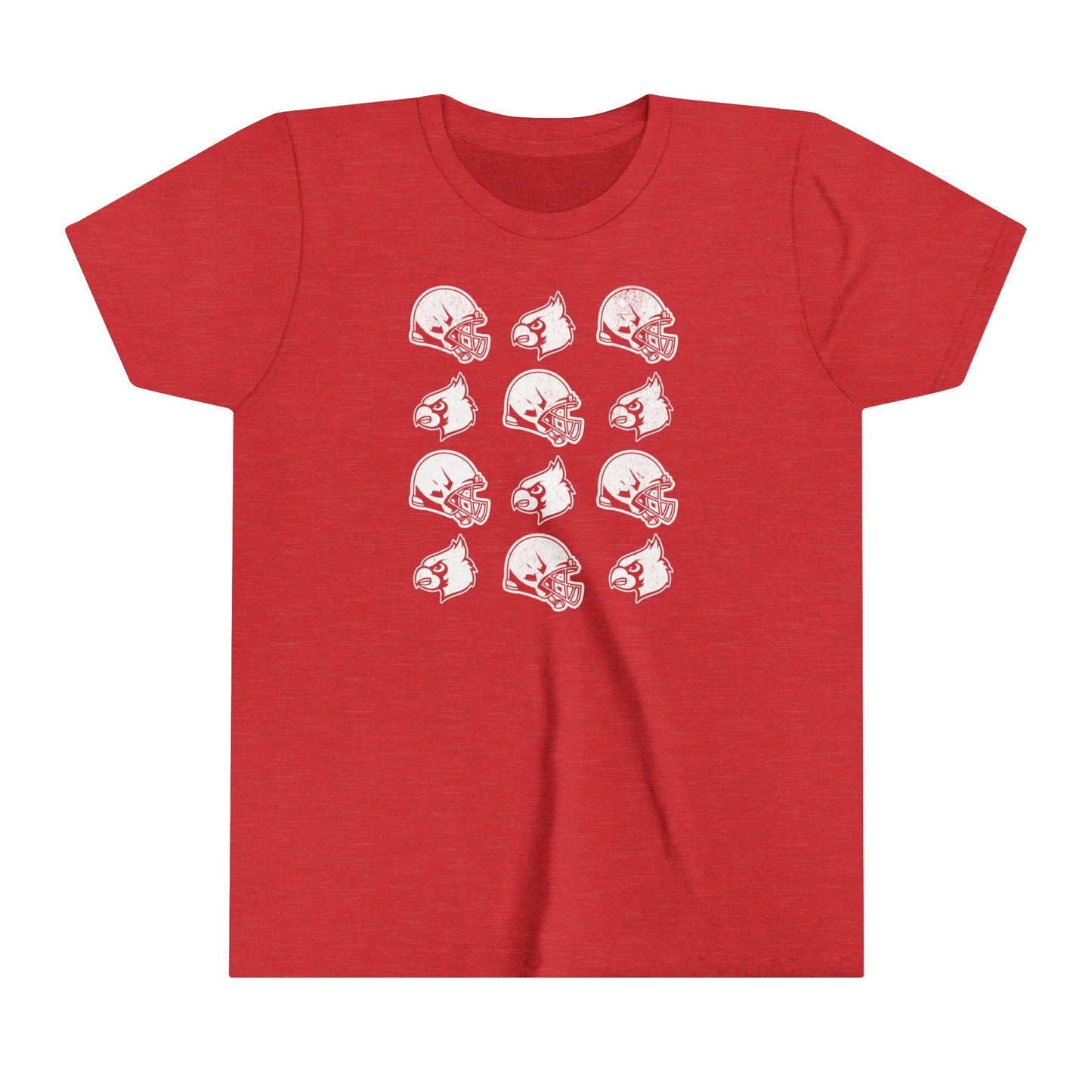 Vintage Helmets and Cardinals - Bella + Canvas Youth Tee
