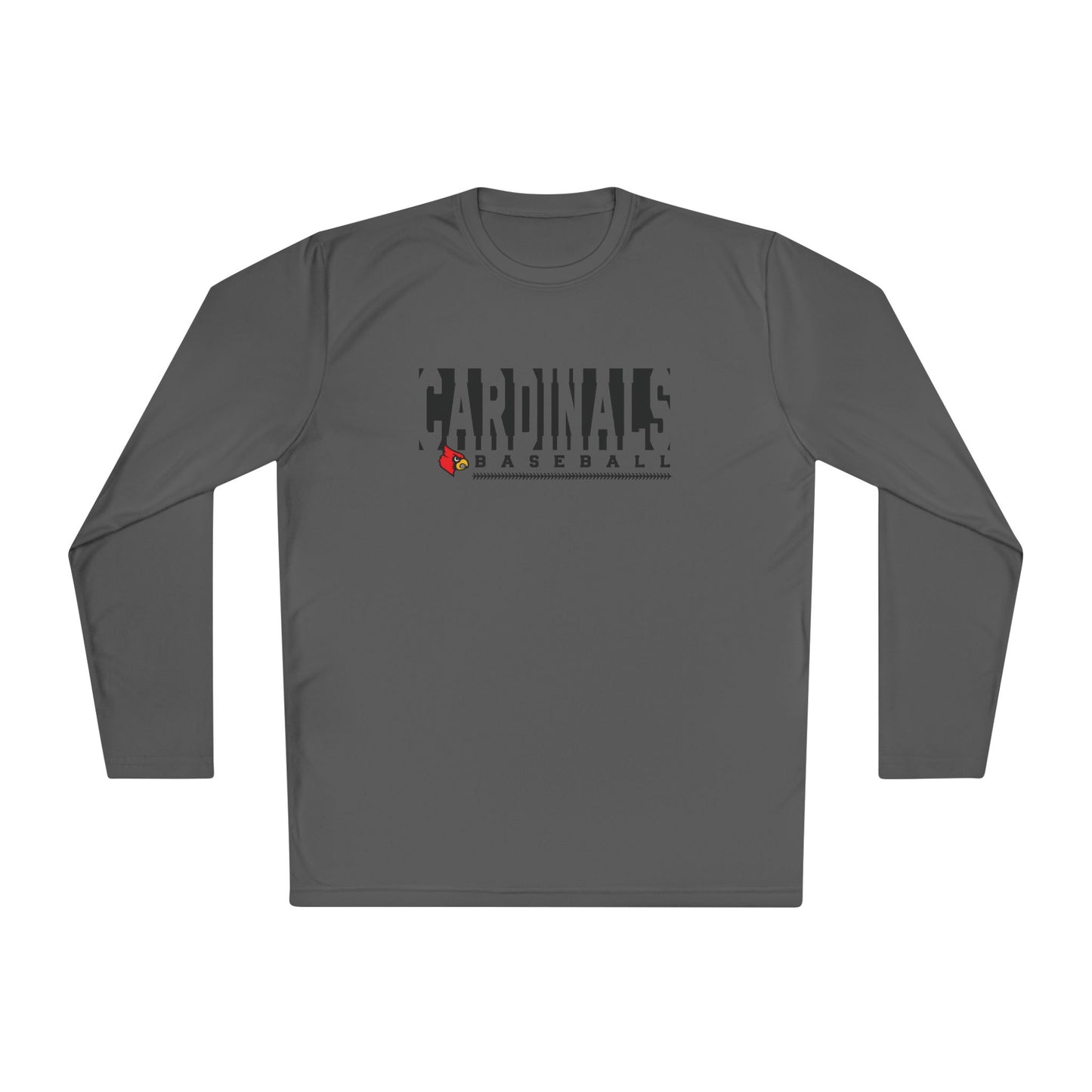 Cardinals Baseball Inset - Dryfit Long Sleeve Tee