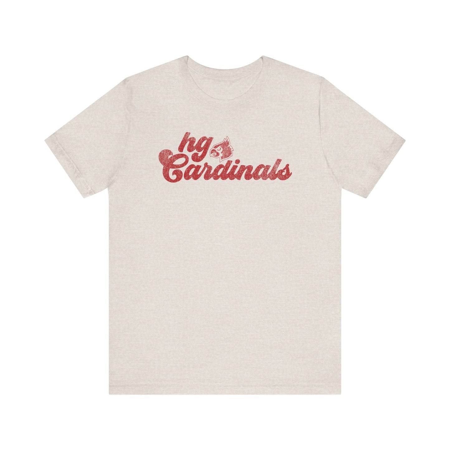 Vintage HG Cardinals - Bella + Canvas Short Sleeve Tee