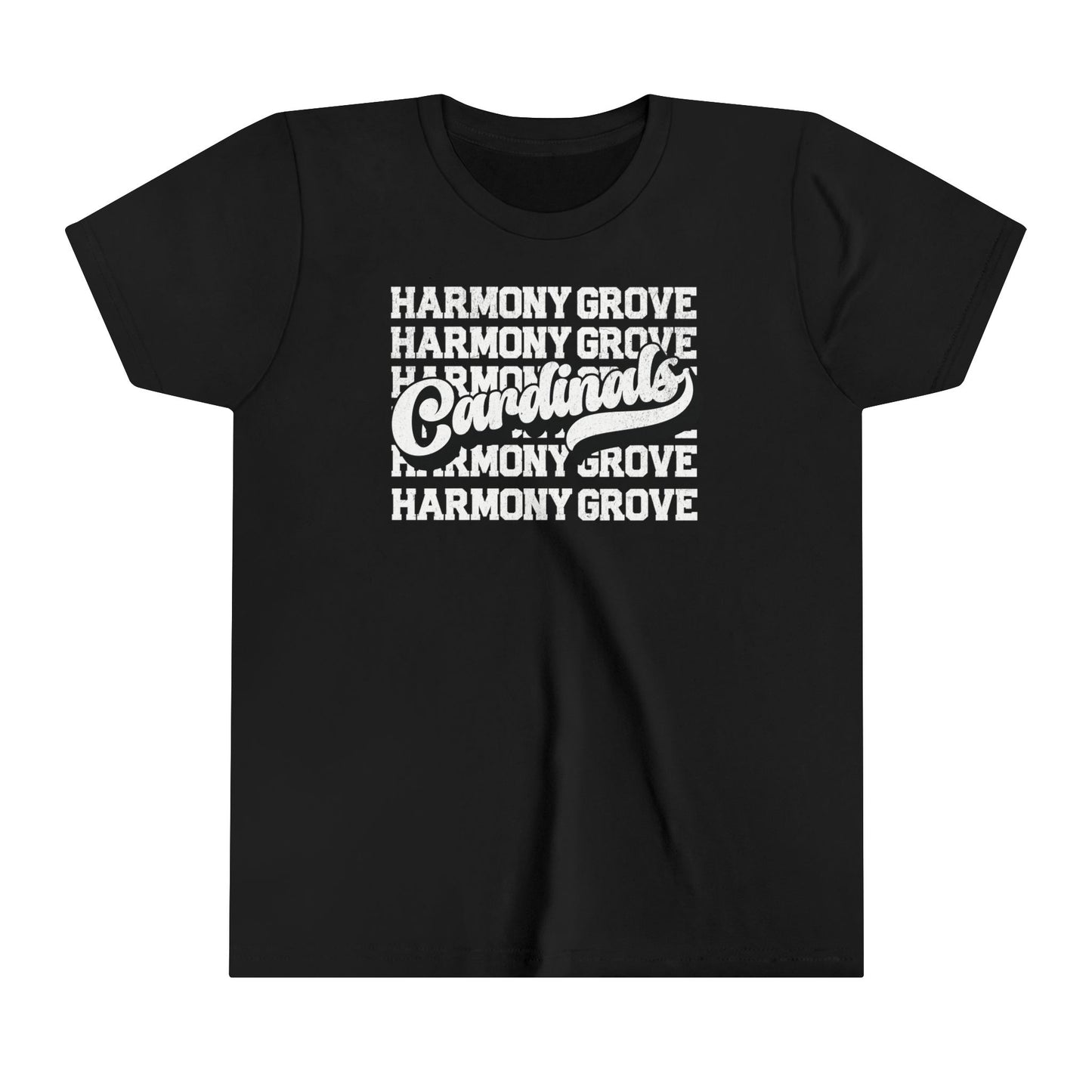 Vintage Harmony Grove Cardinals - Bella + Canvas Youth Tee