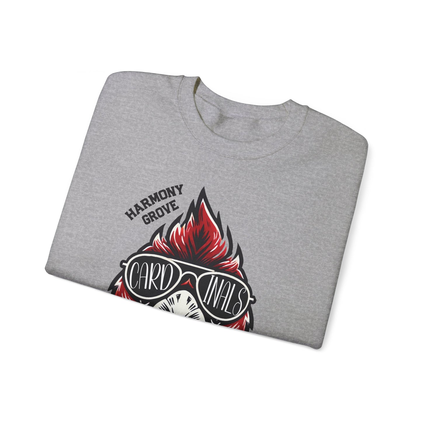 HG Cardinal with Sunglasses - Unisex Heavy Blend™ Crewneck Sweatshirt
