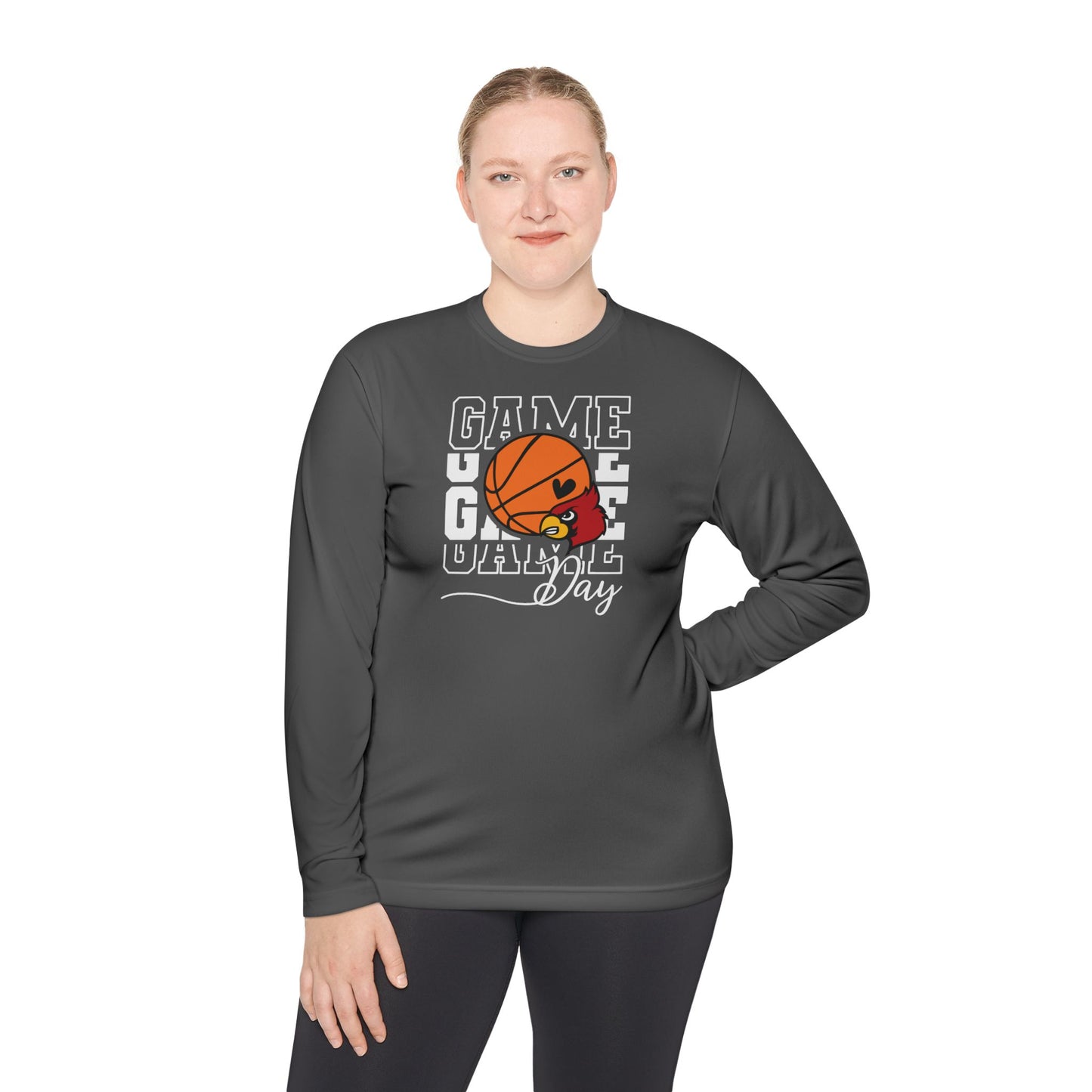 Cardinal Basketball Game Day - Dryfit Long Sleeve Tee