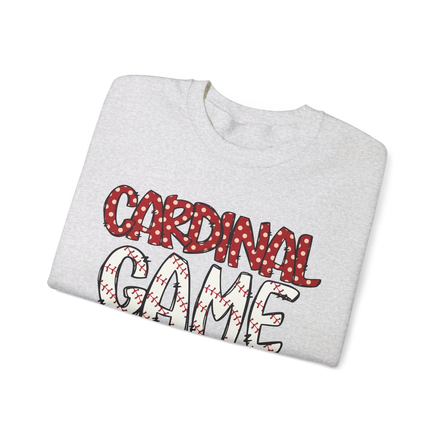 Cardinal Baseball Game Day - Unisex Heavy Blend™ Crewneck Sweatshirt