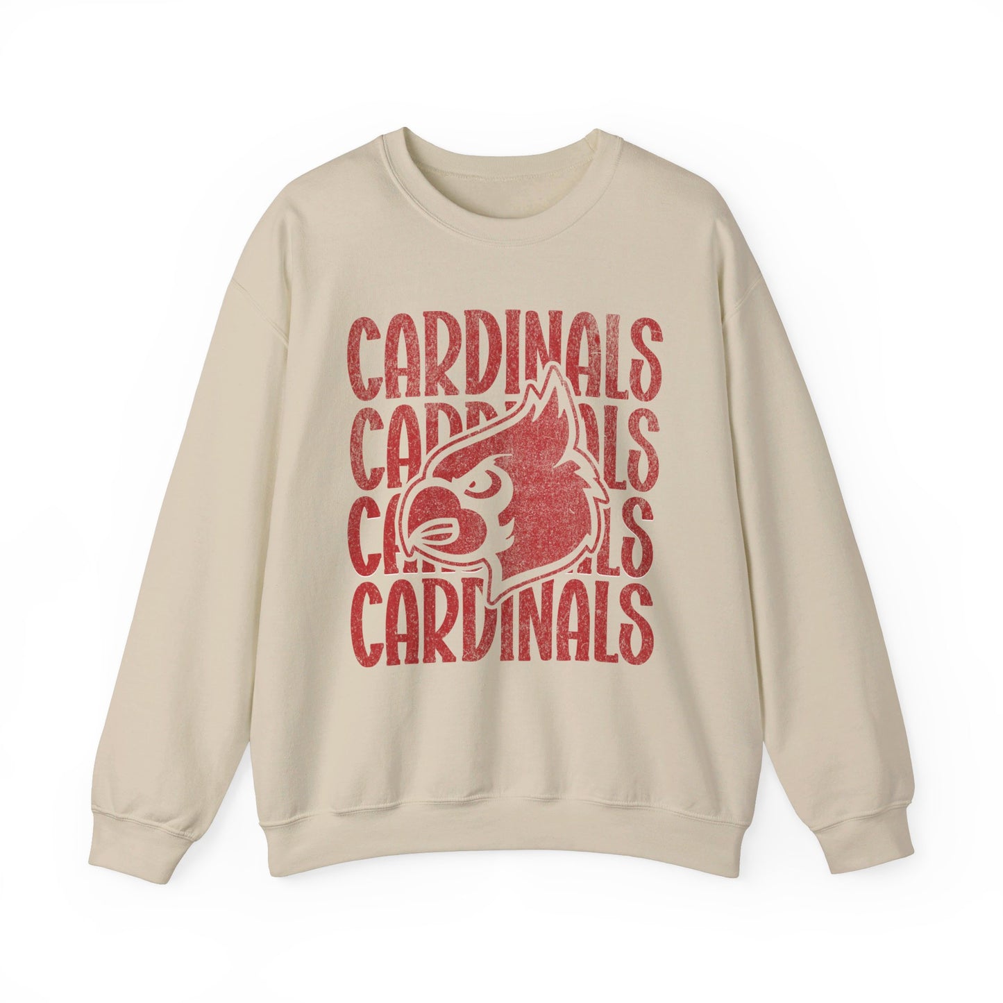Vintage Cardinals 4 - Unisex Heavy Blend™ Crewneck Sweatshirt