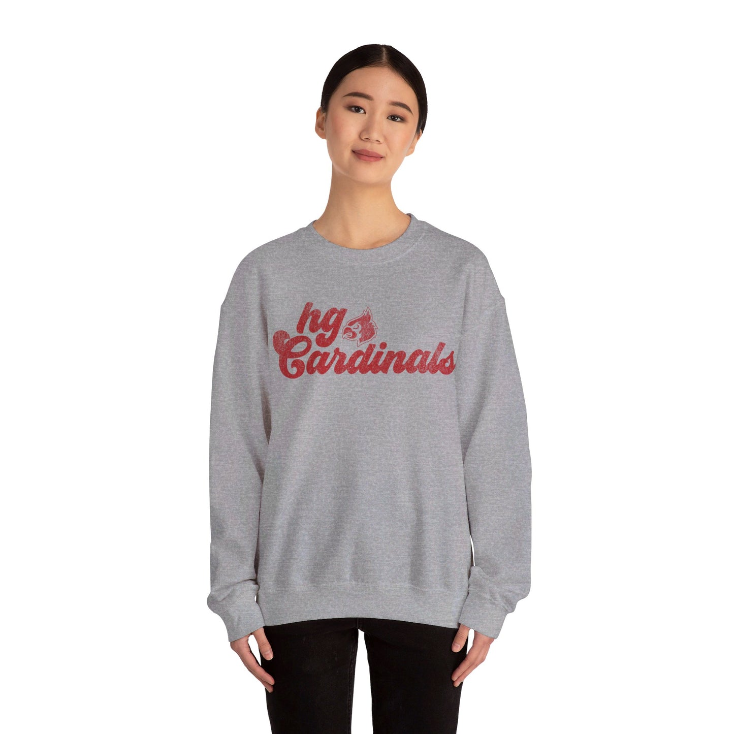Vintage HG Cardinals - Unisex Heavy Blend™ Crewneck Sweatshirt