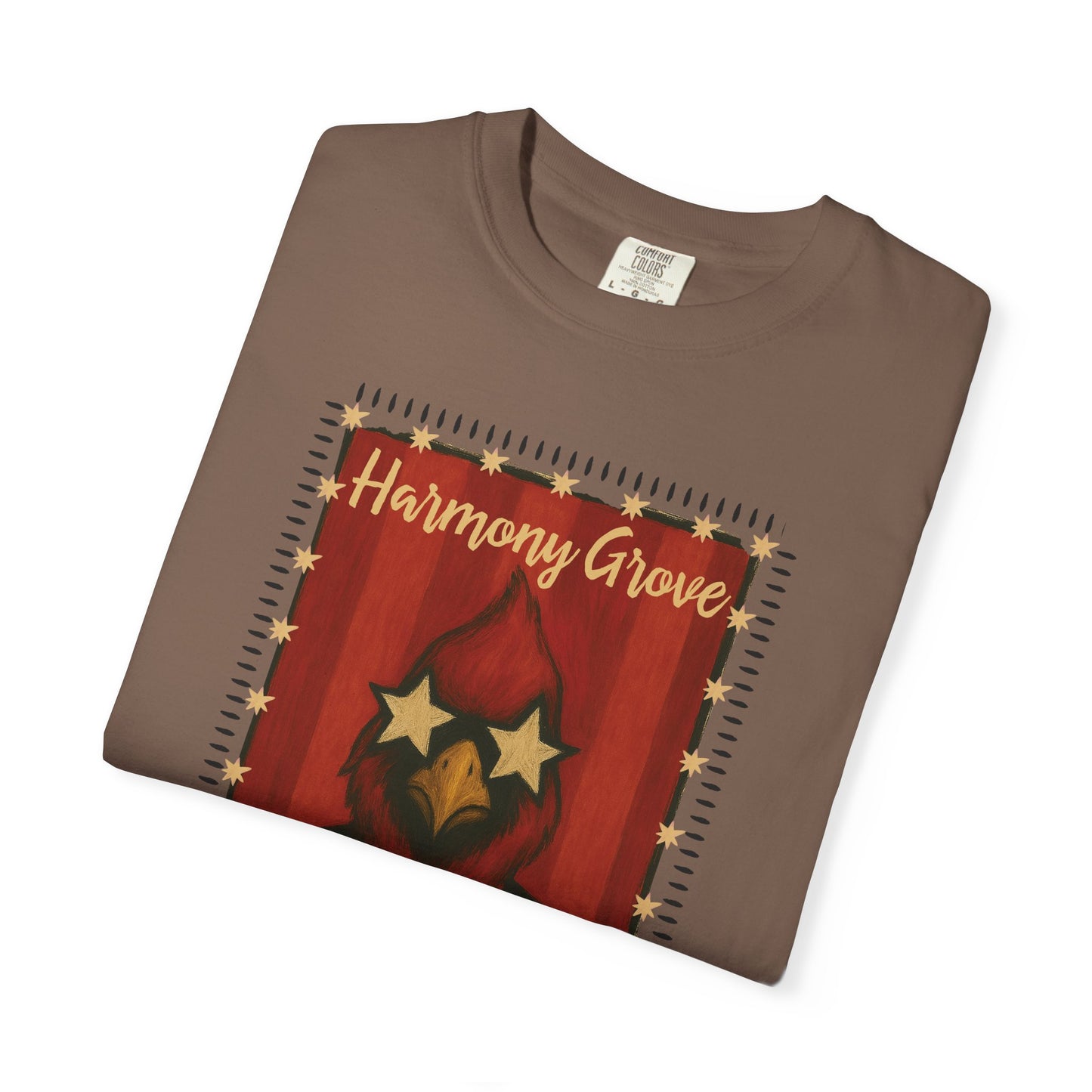 Harmony Grove Cards Painted Cardinal - Comfort Colors T Shirt