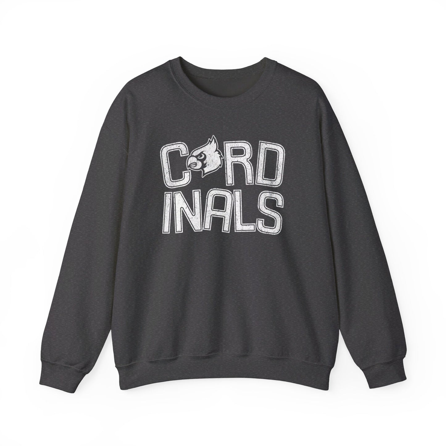 Vintage Cardinal Slanted - Unisex Heavy Blend™ Crewneck Sweatshirt