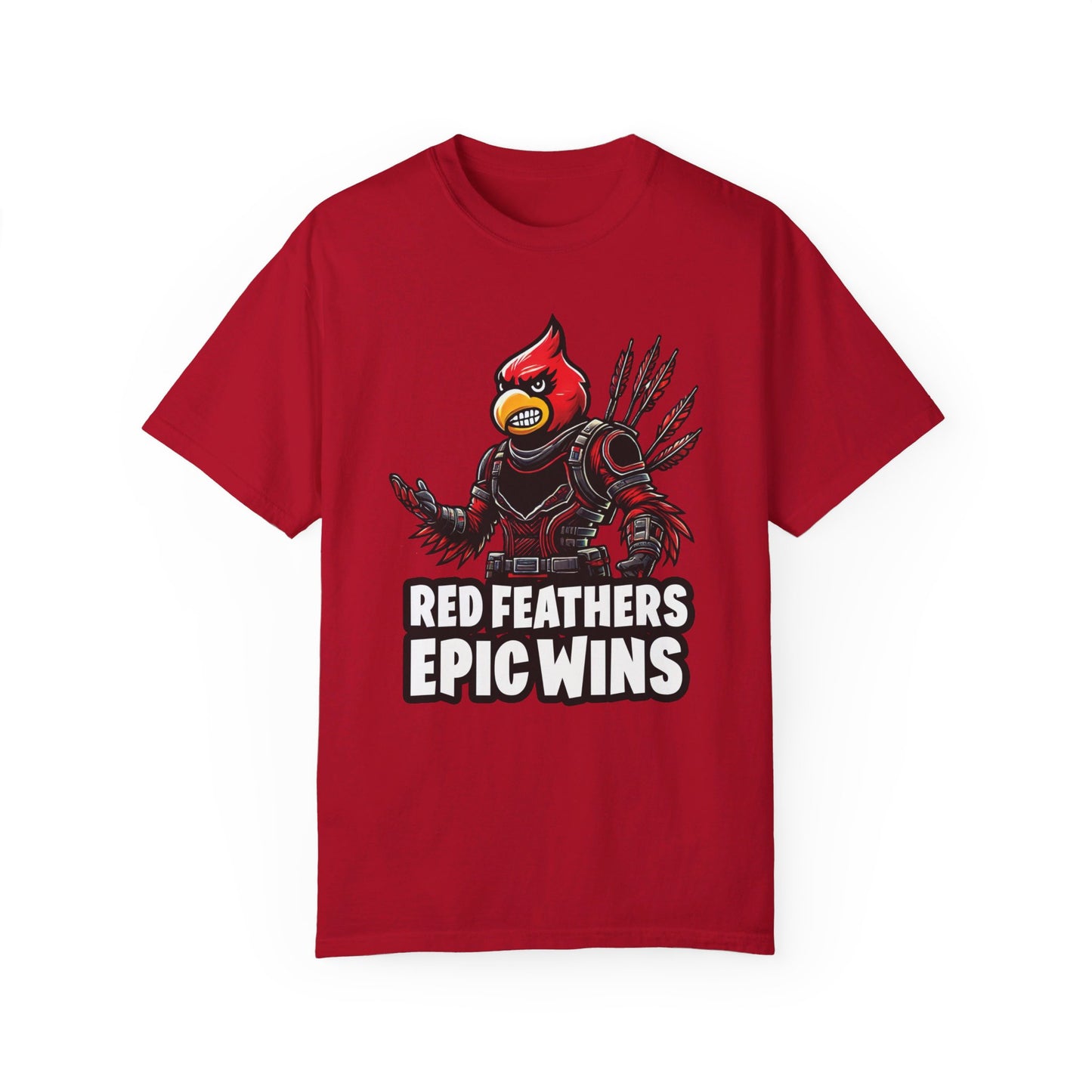 Red Feathers Epic Wins - Comfort Colors T-shirt