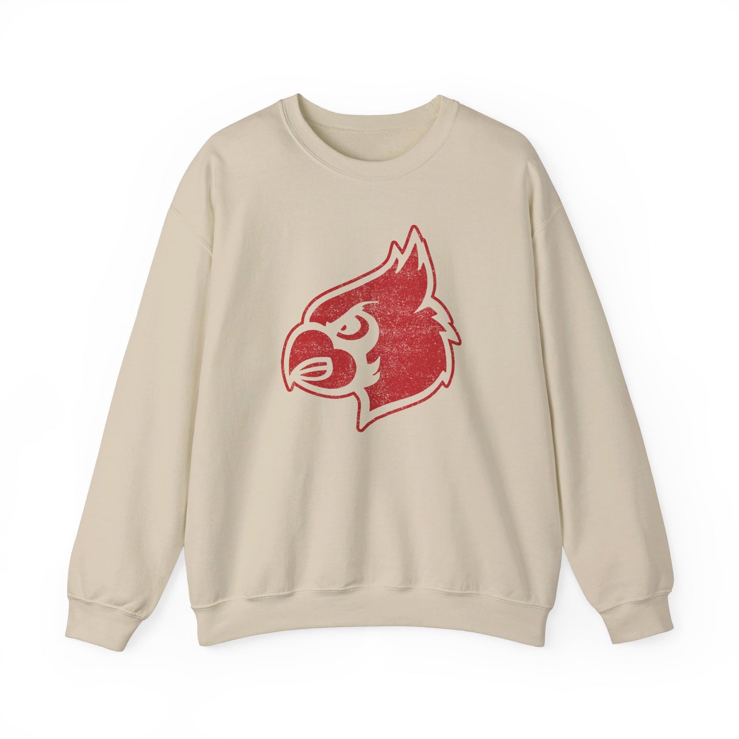 Distressed Cardinal - Unisex Heavy Blend™ Crewneck Sweatshirt