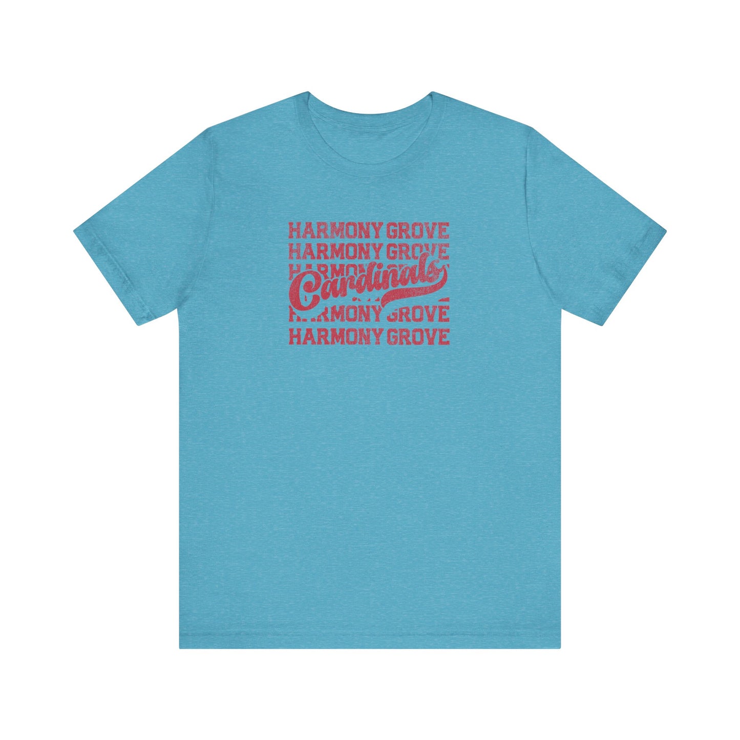 Vintage Harmony Grove Cardinals - Bella + Canvas Short Sleeve Tee