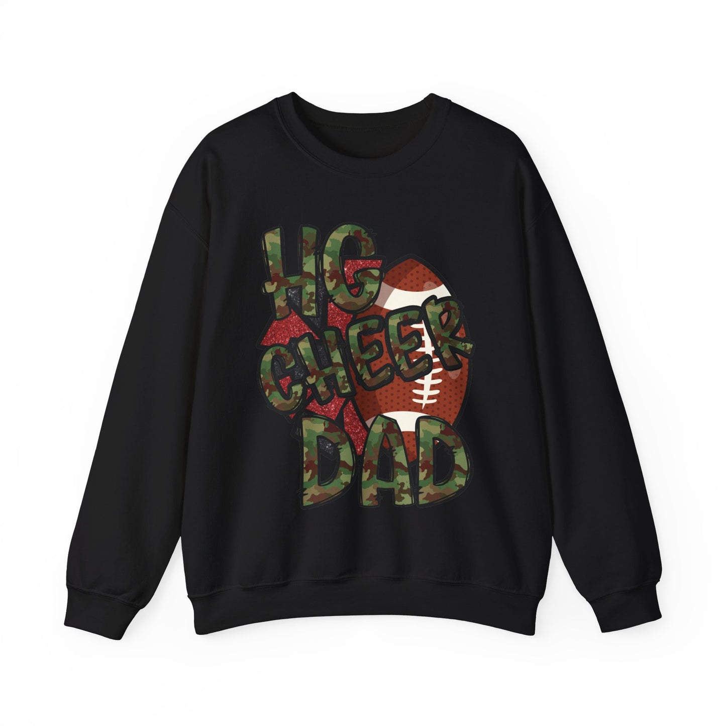 HG Cheer Dad - Unisex Heavy Blend™ Crewneck Sweatshirt